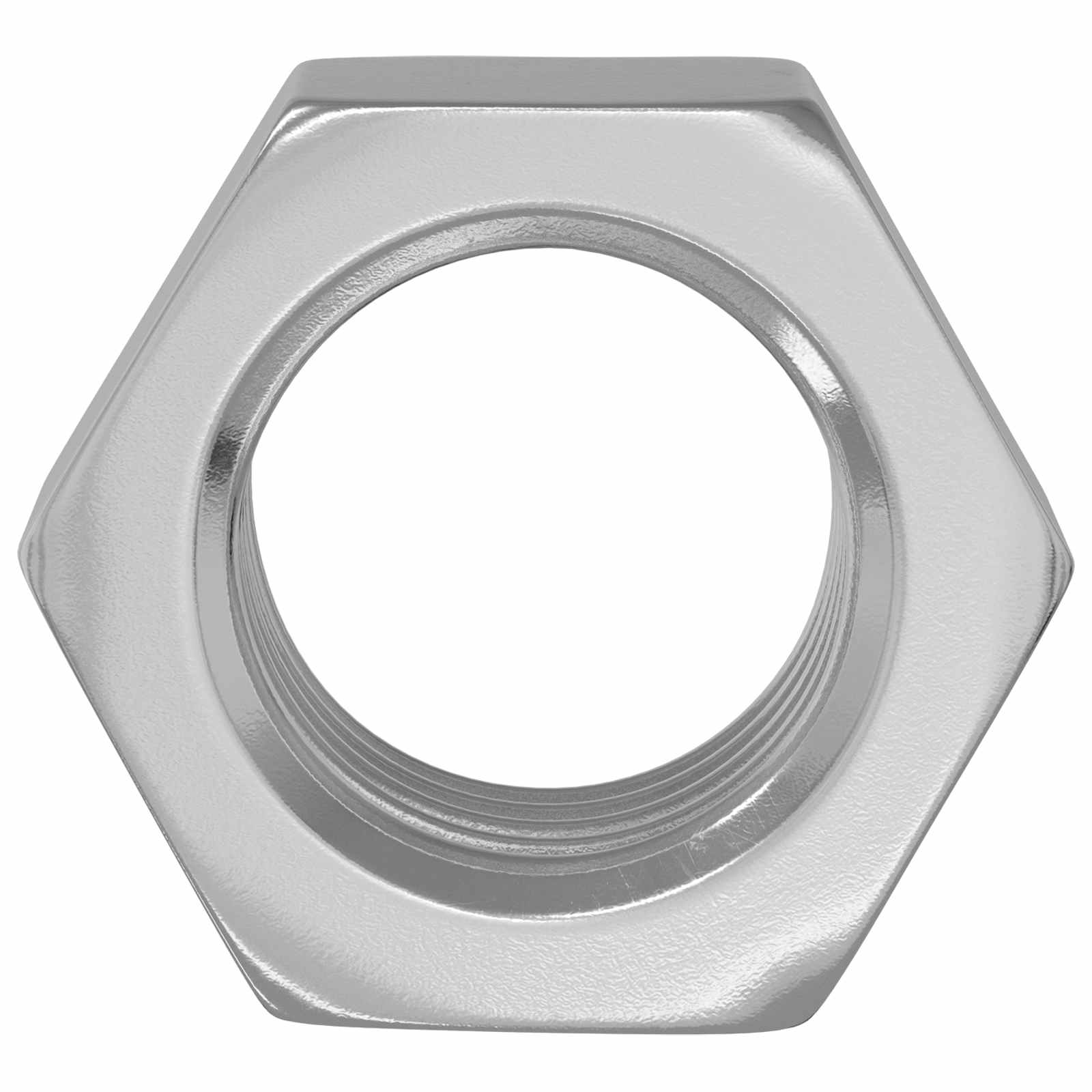 Šesterokutna matica 2 pcs Srebrno M6 Metal