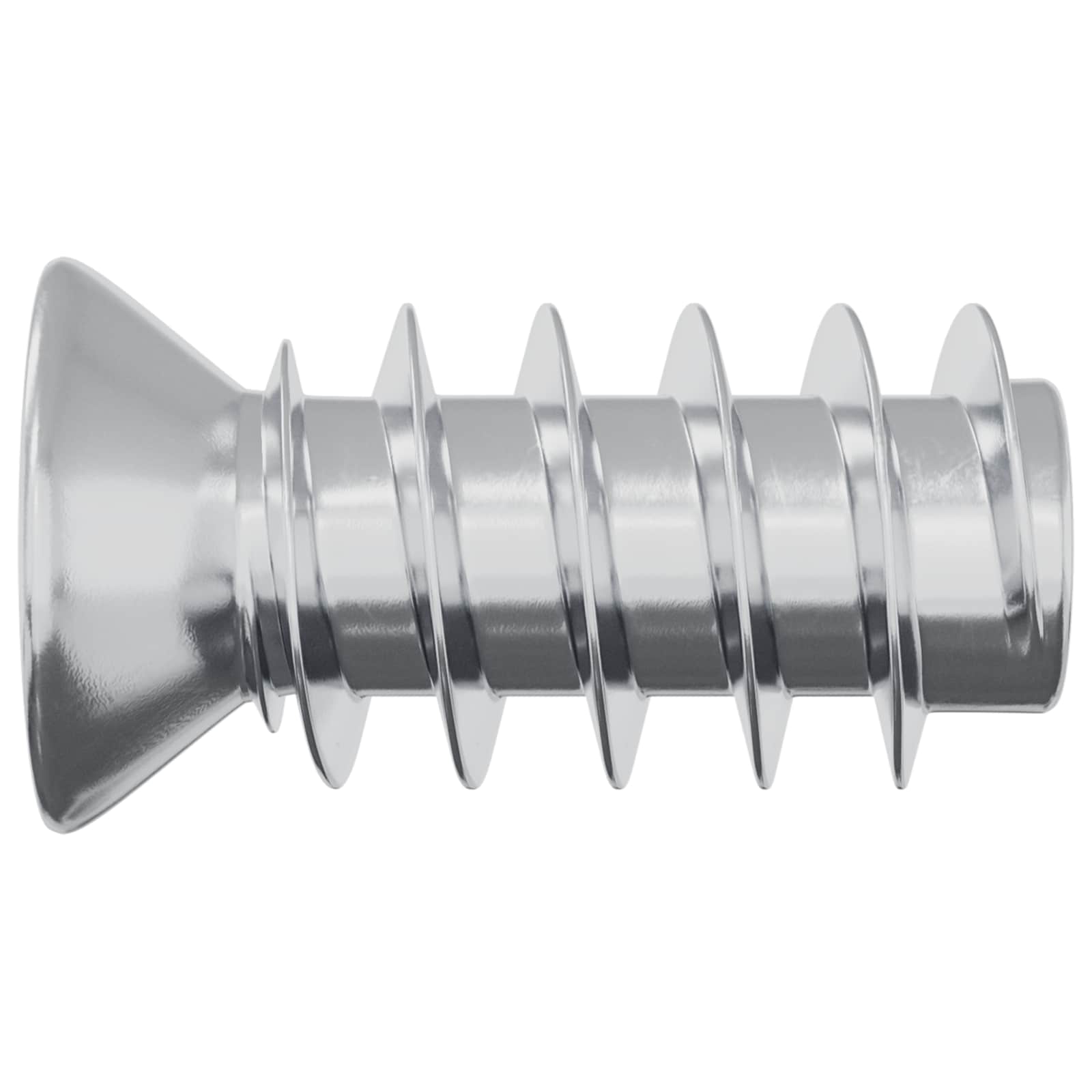 Vijak 2 pcs Srebrno M6 x 12 mm Željezo