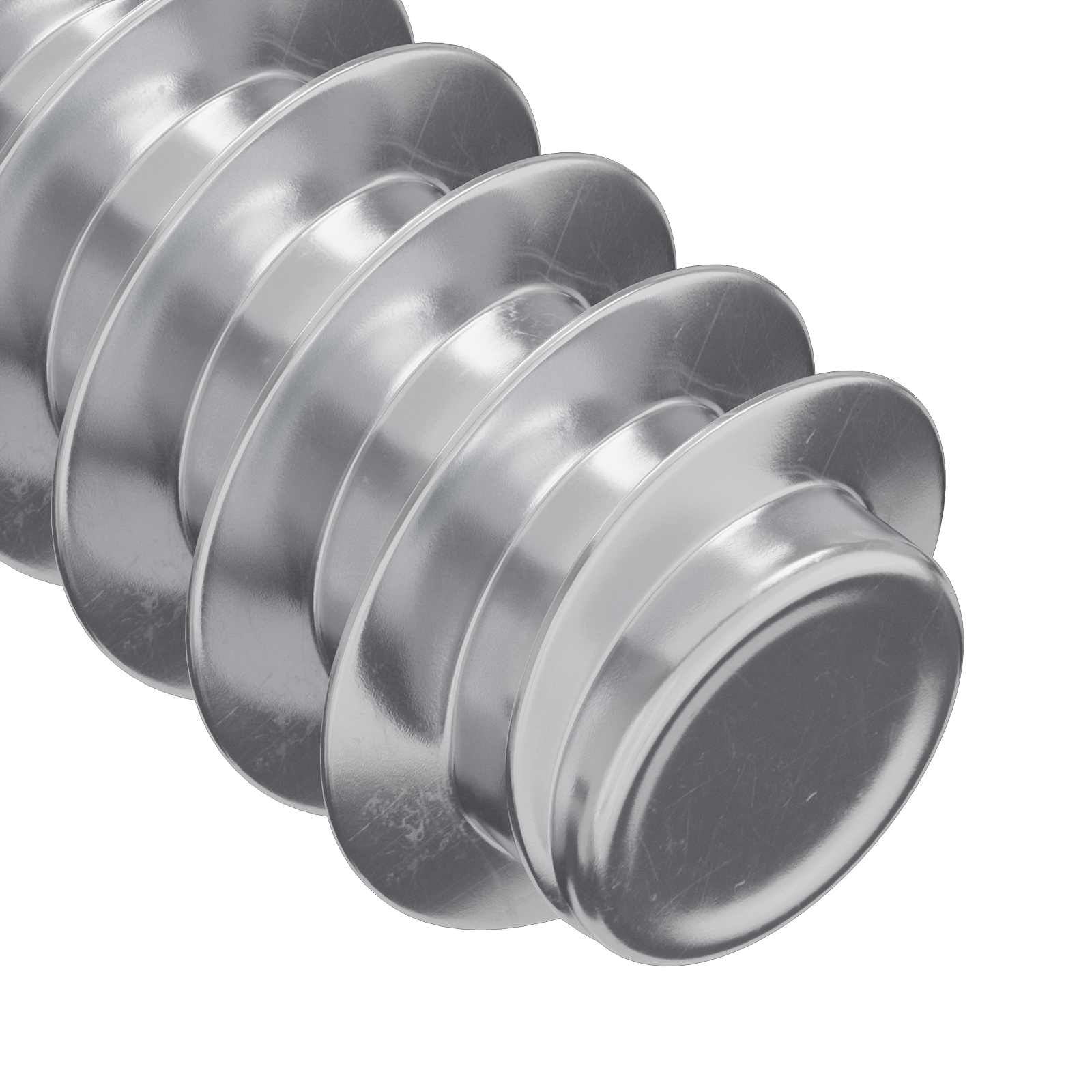 Vijak 12 pcs Srebrno M6 x 12 mm Željezo