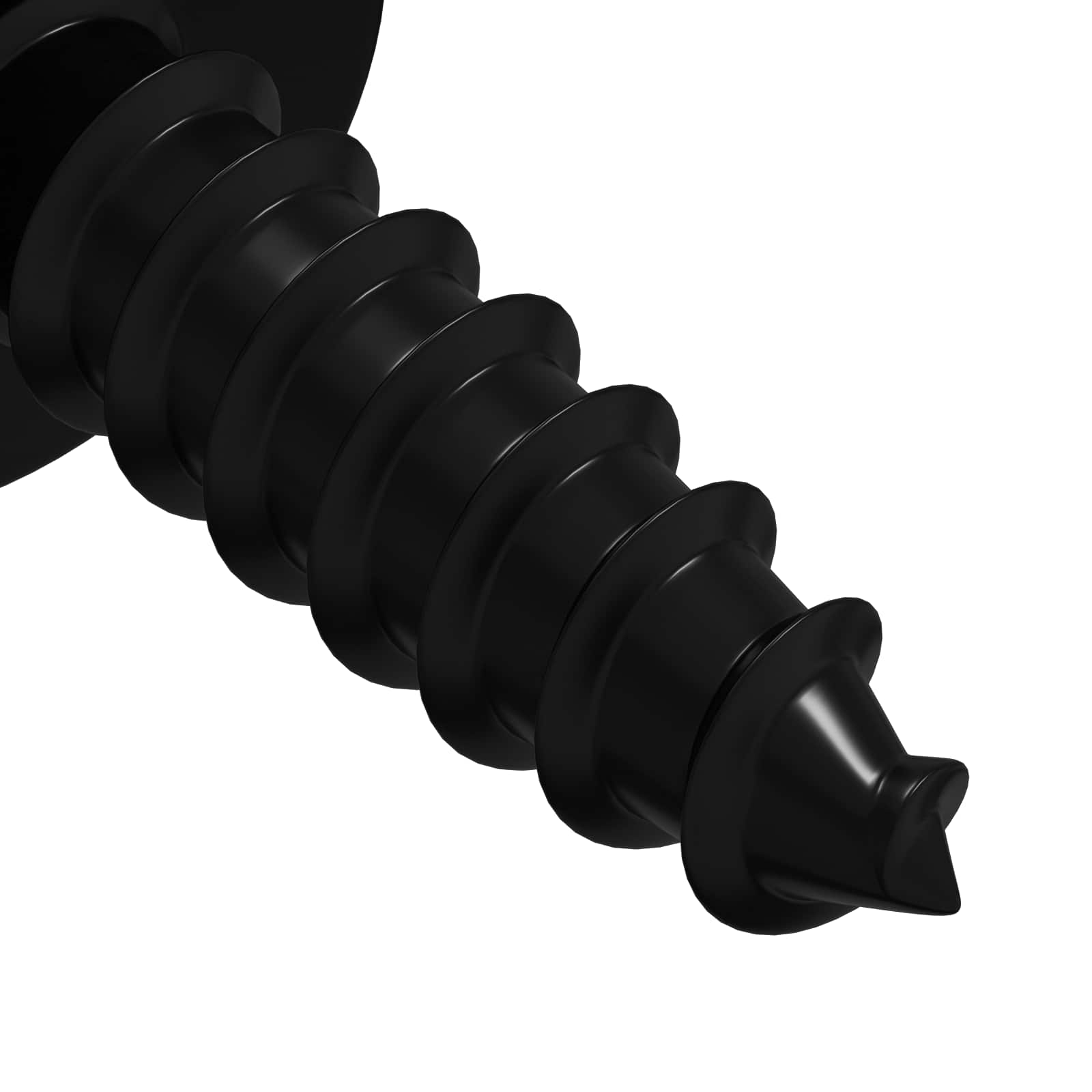 Samoupravni čavao 12 pcs Crna 3,5 x 12 mm Željezo