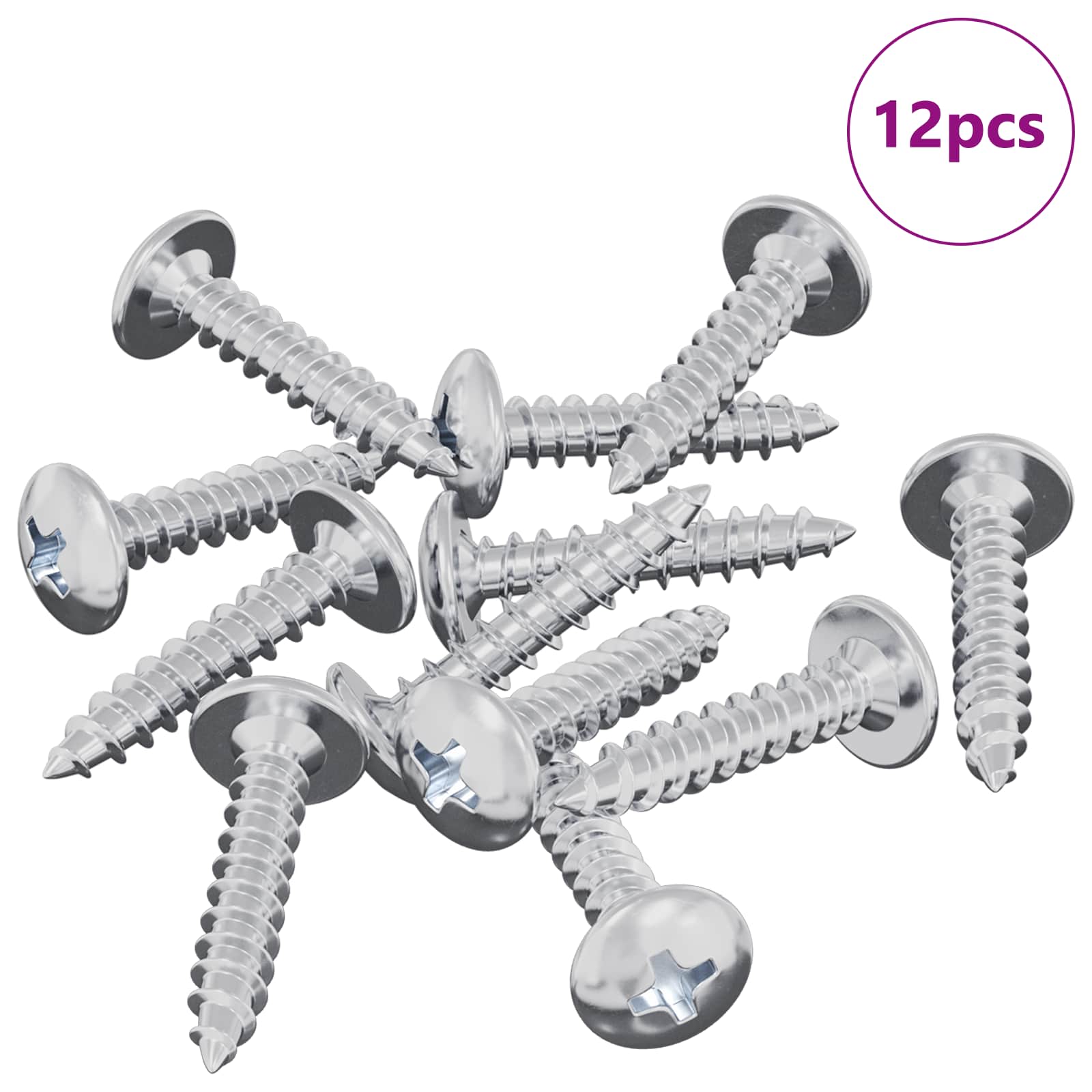 Samoupravni čavao 12 pcs Cinkom premazano 4 x 20 mm Čelik