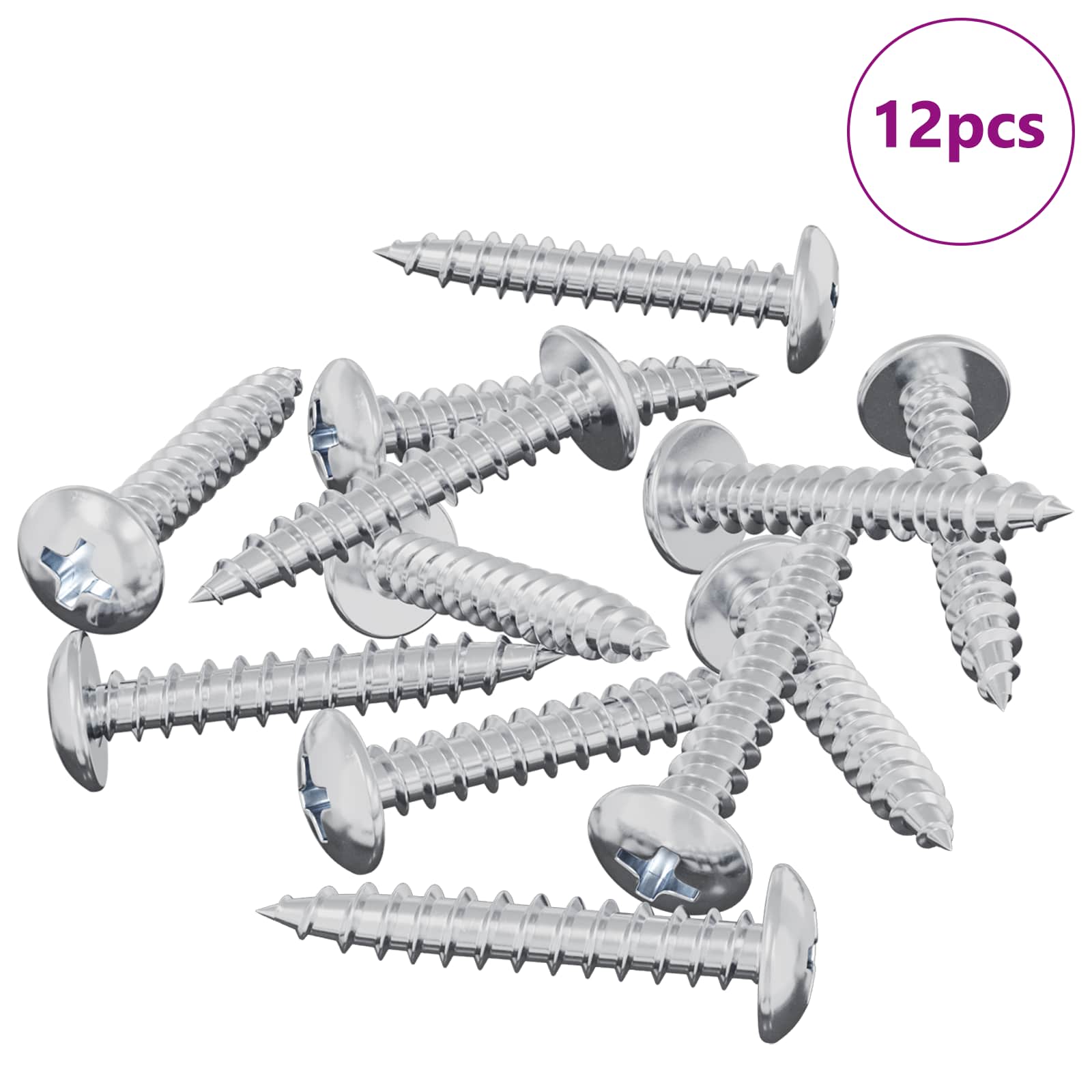 Samoupravni čavao 12 pcs Cinkom premazano 4 x 25 mm Čelik