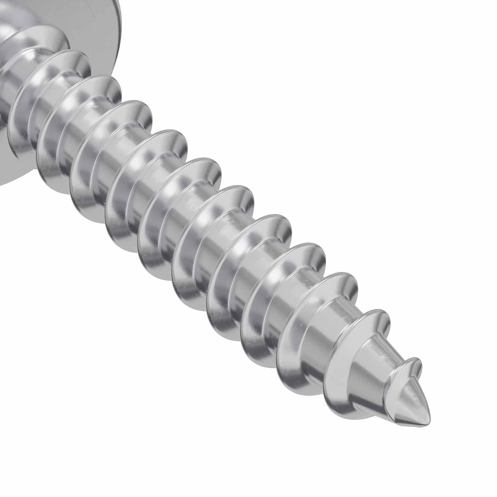 Drvene vijake 12 pcs Srebrno M3,5 x 20 mm Čelik