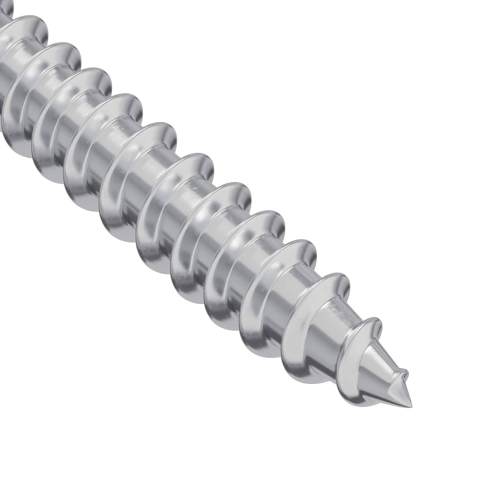 Drvene vijake 12 pcs Srebrno M4 x 28 mm Čelik