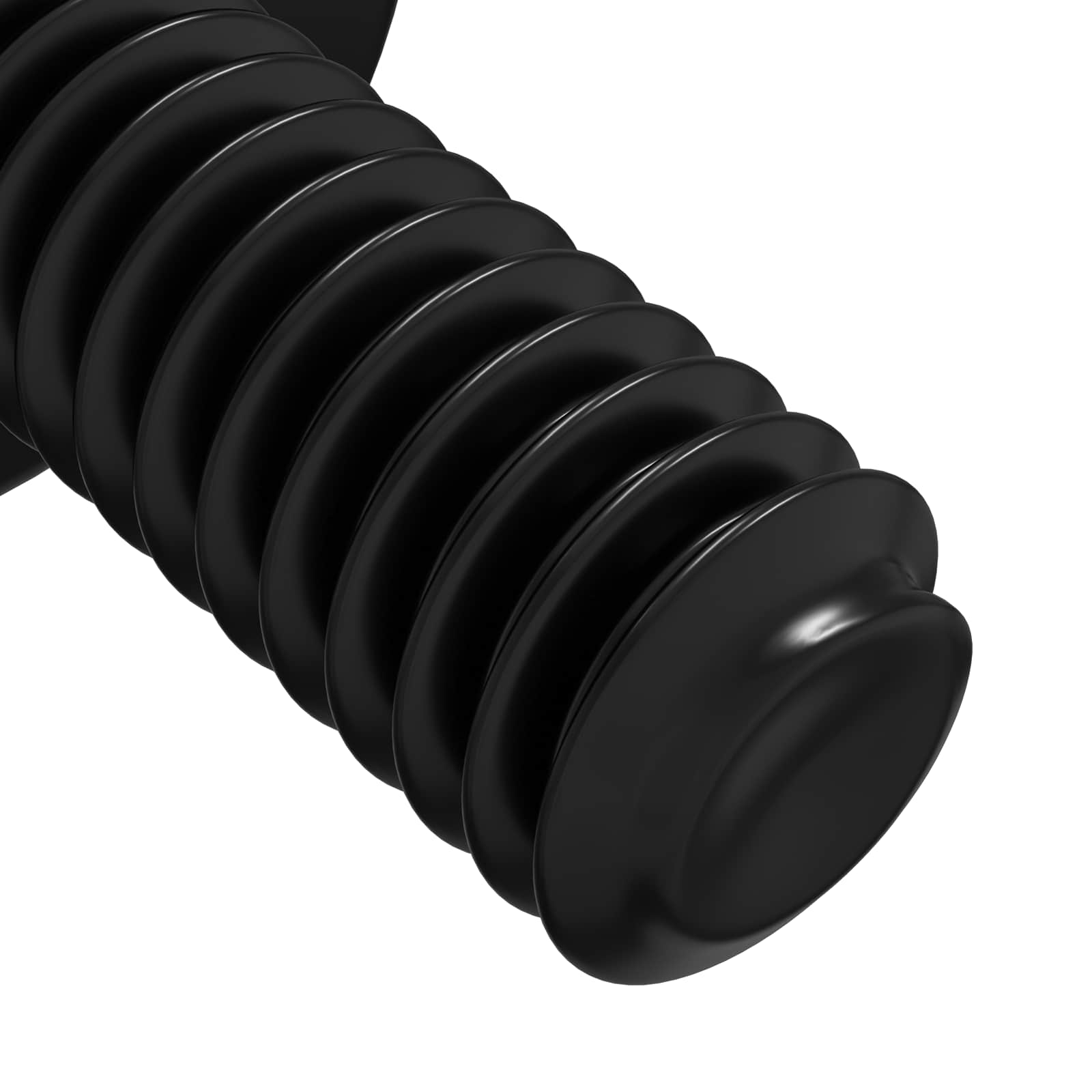 Vijci s rukavcem 12 pcs Crna M4 x 10 mm Željezo