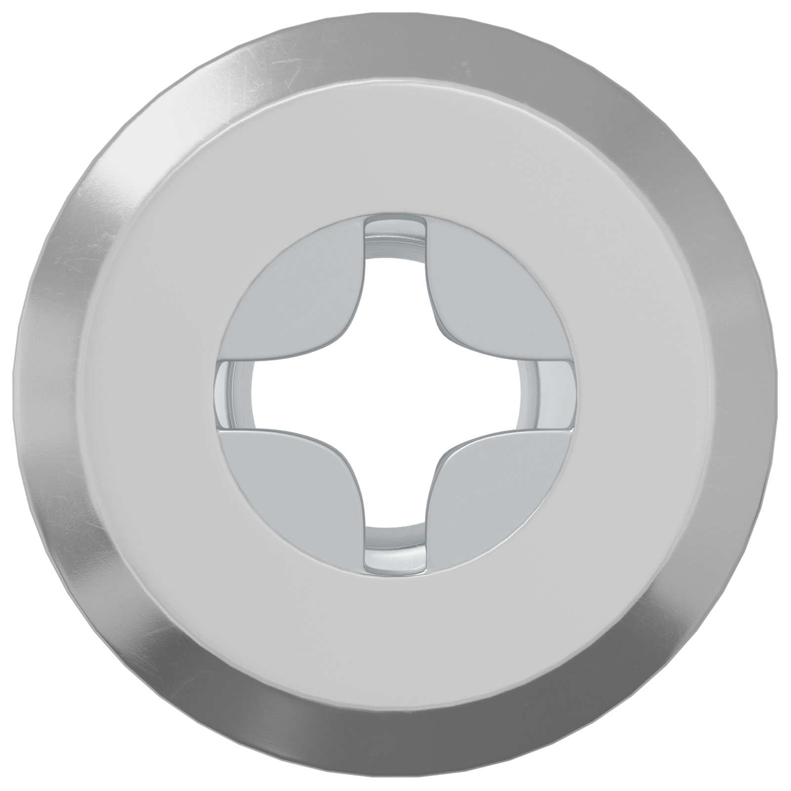 Sigurnosna matica 2 pcs Srebrno M6 x 15 mm Čelik