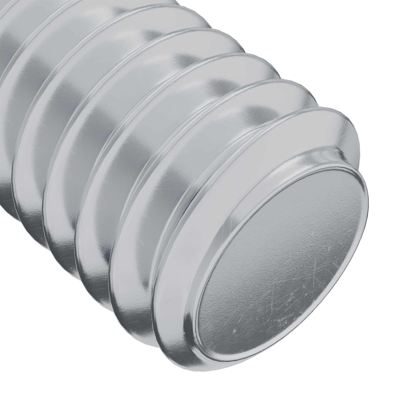 Vijak s plastičnom glavom 2 pcs Srebrno M6 x 35 mm Čelik