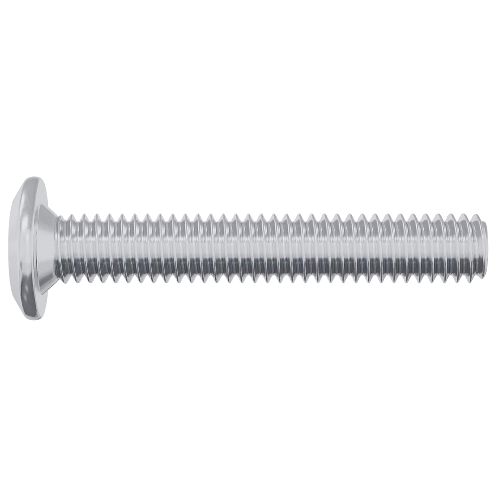 Vijak s plastičnom glavom 2 pcs Srebrno M6 x 35 mm Čelik
