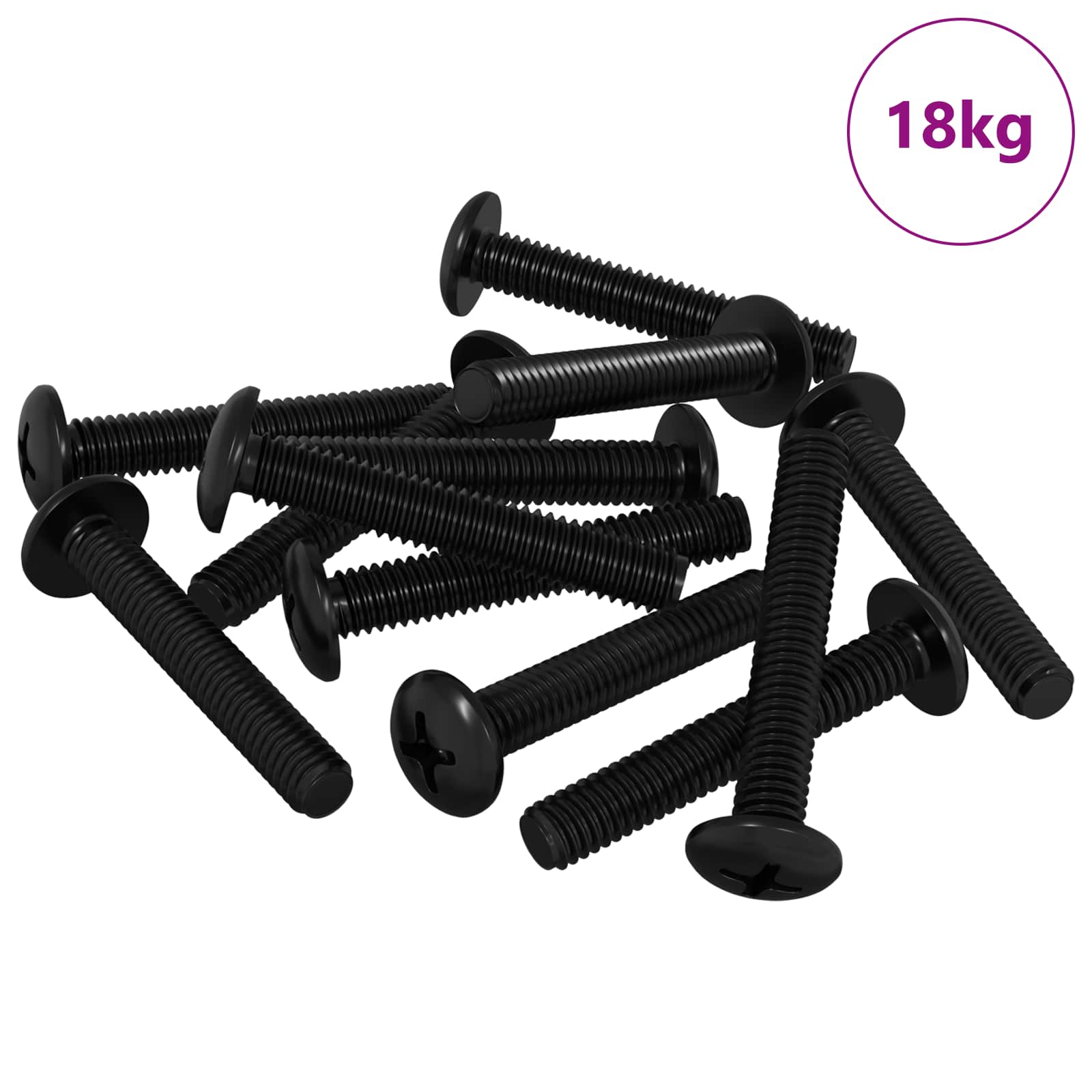 Vijak 2647 pcs Srebrno 5 x 30 mm Željezo