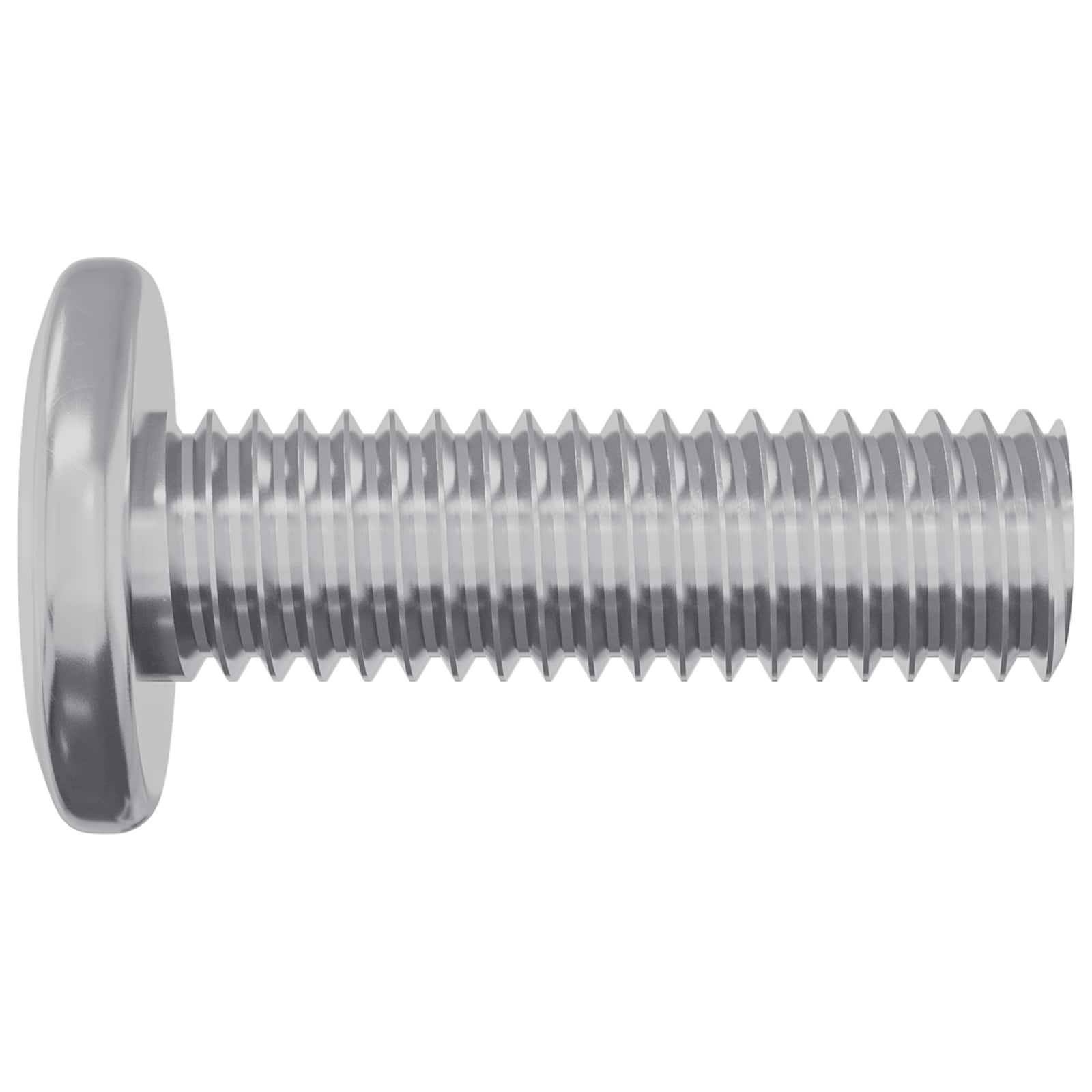 Vijak 2 pcs Srebrno 8 x 25 mm Čelik