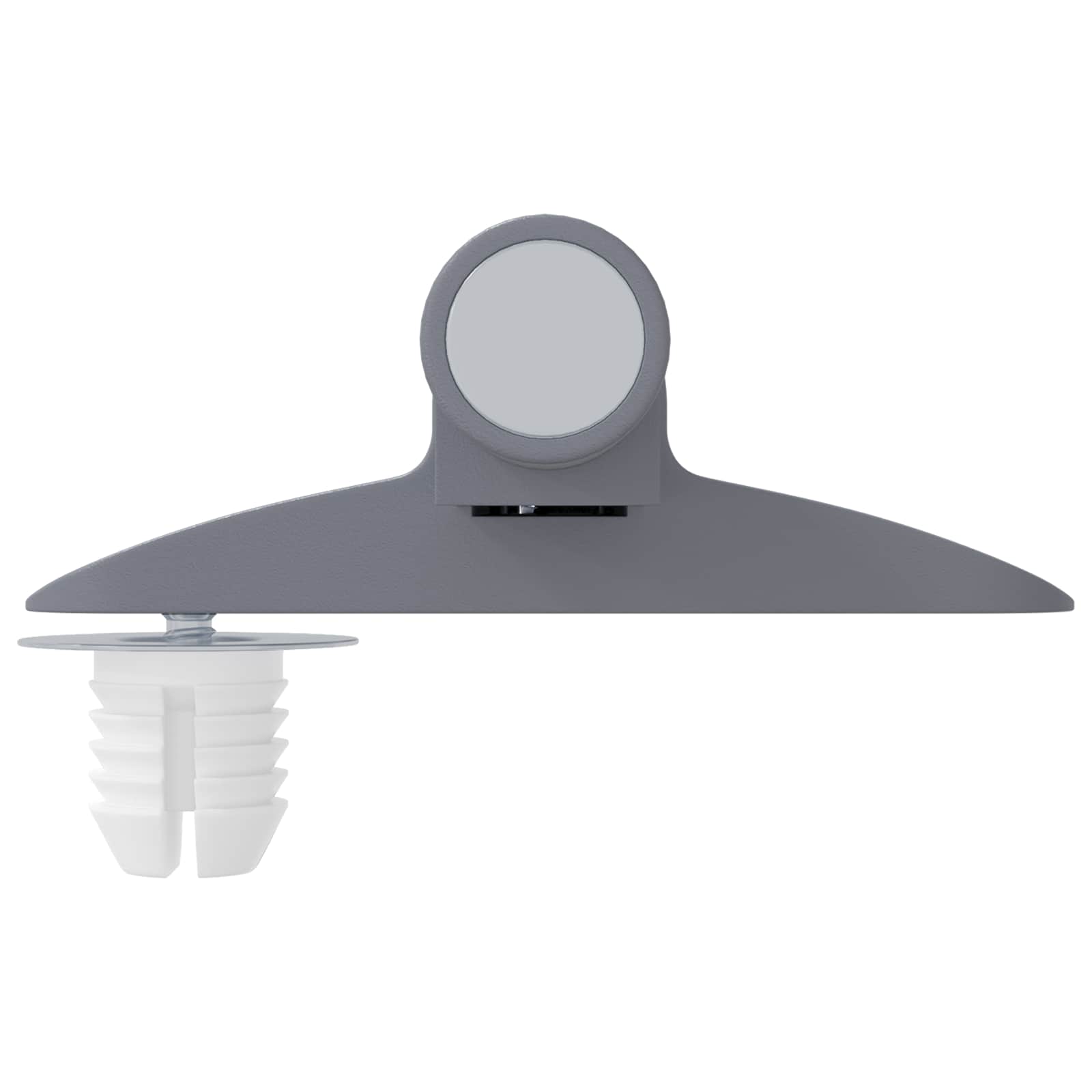 Tihi zatvarač 12 pcs Siva 125 x 47 x 15 mm PP