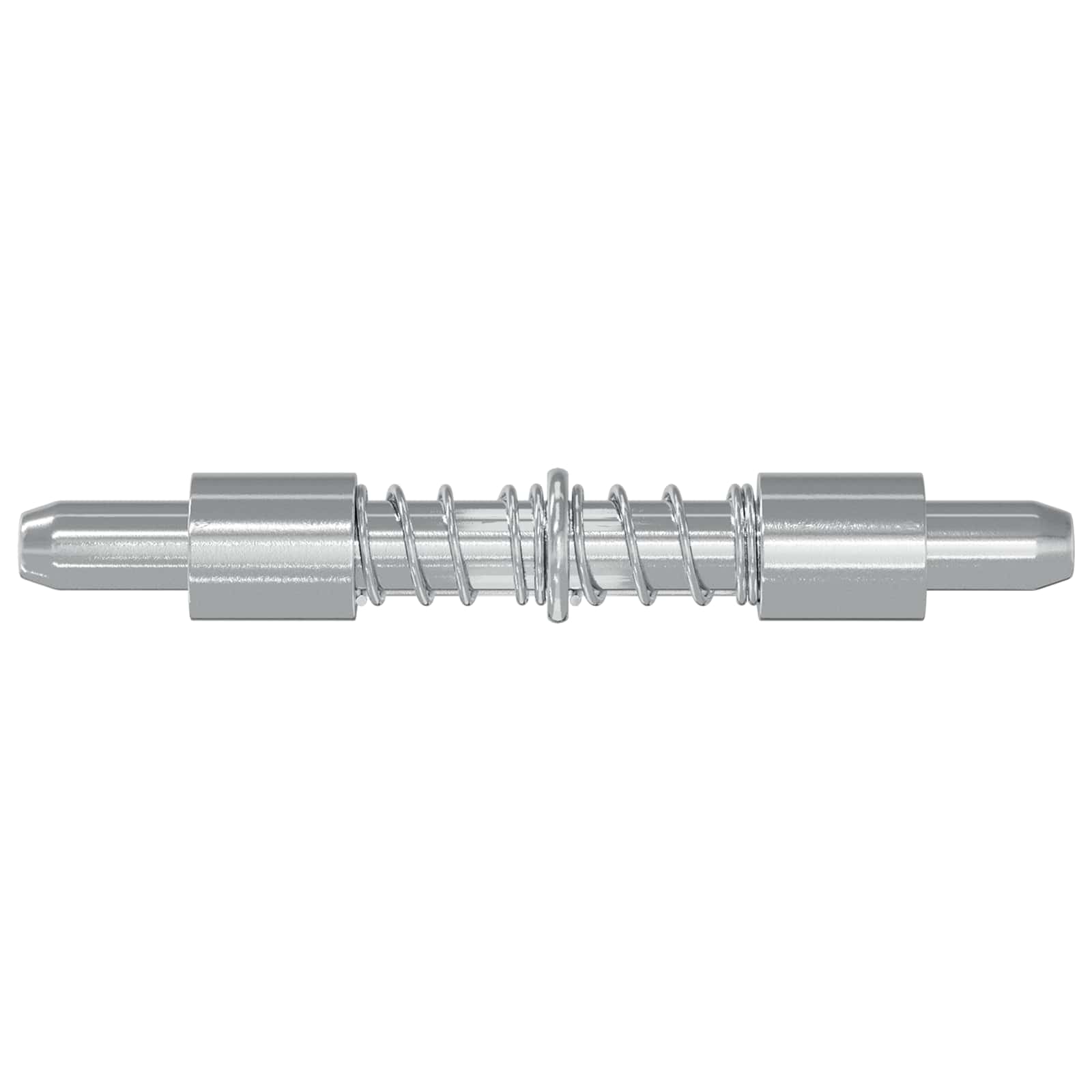 Zasun 12 pcs Srebrno 46 x 17 x 1,2 mm Čelik