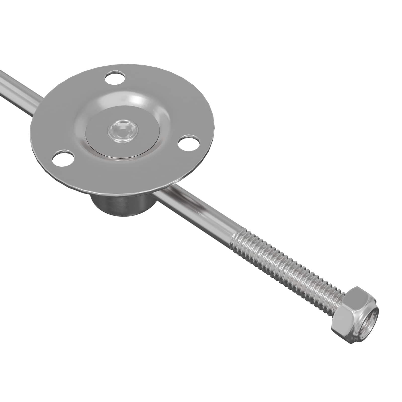 Užitna šipka za šarku 12 pcs Srebrno 190 mm Metal