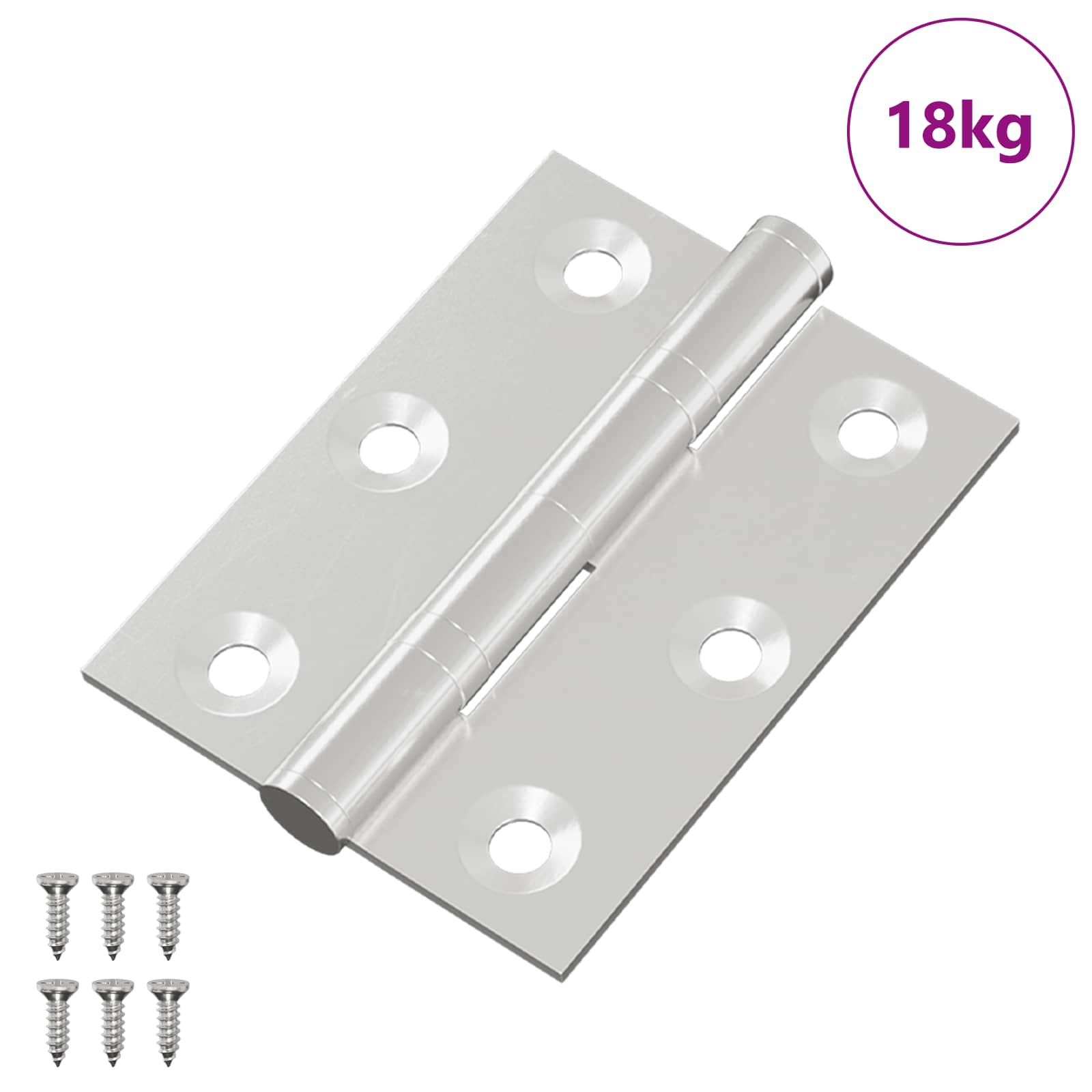 Šarka 720 pcs Srebrno 50 x 38 x 1,3 mm Čelik