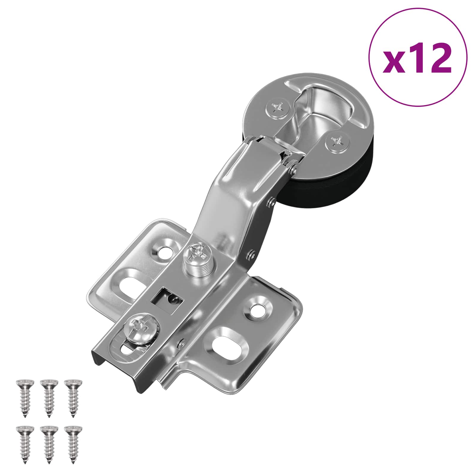 Šarka 12 pcs Srebrno 35 mm Željezo