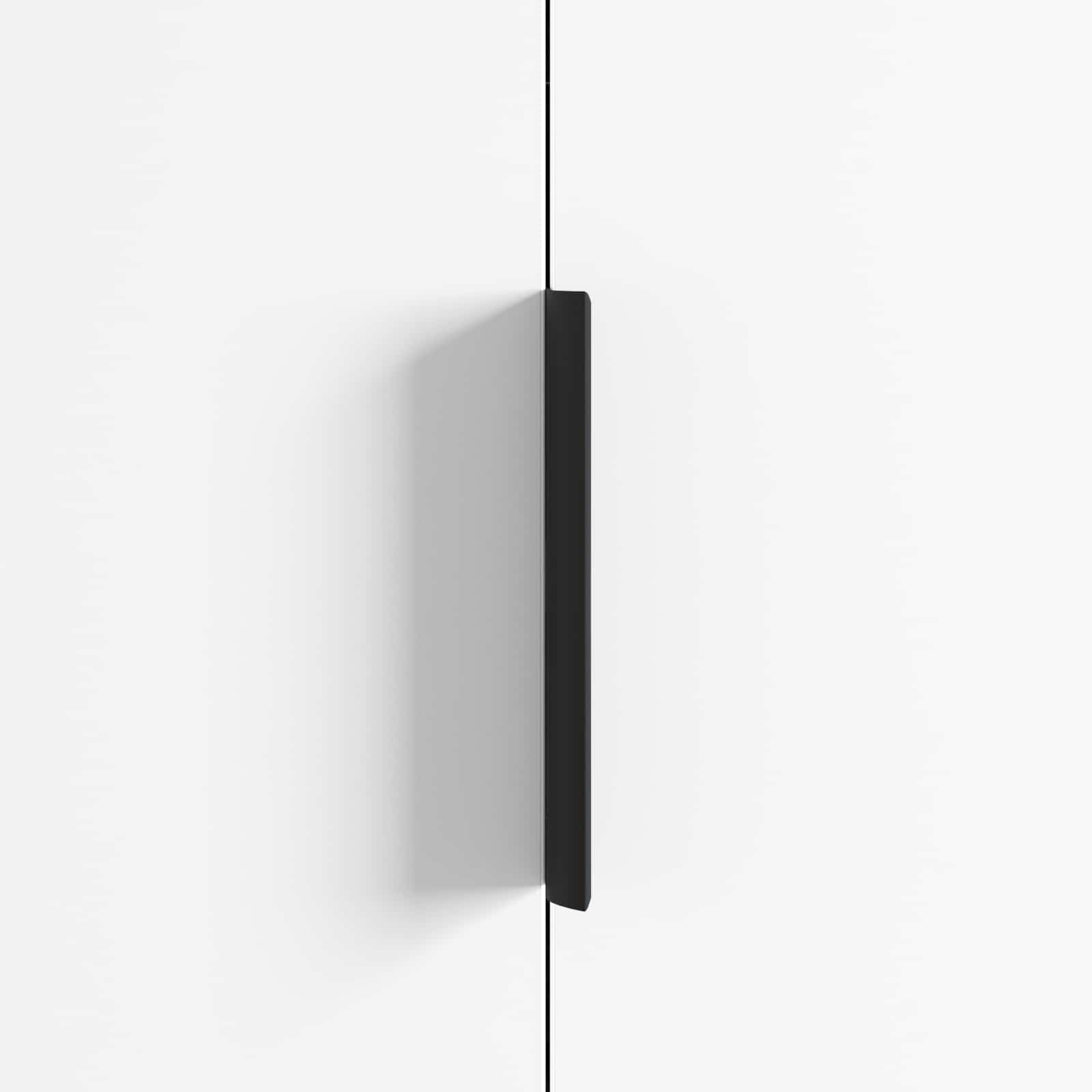Drška 2 pcs Crna 120 x 39.6 x 17 mm Aluminij