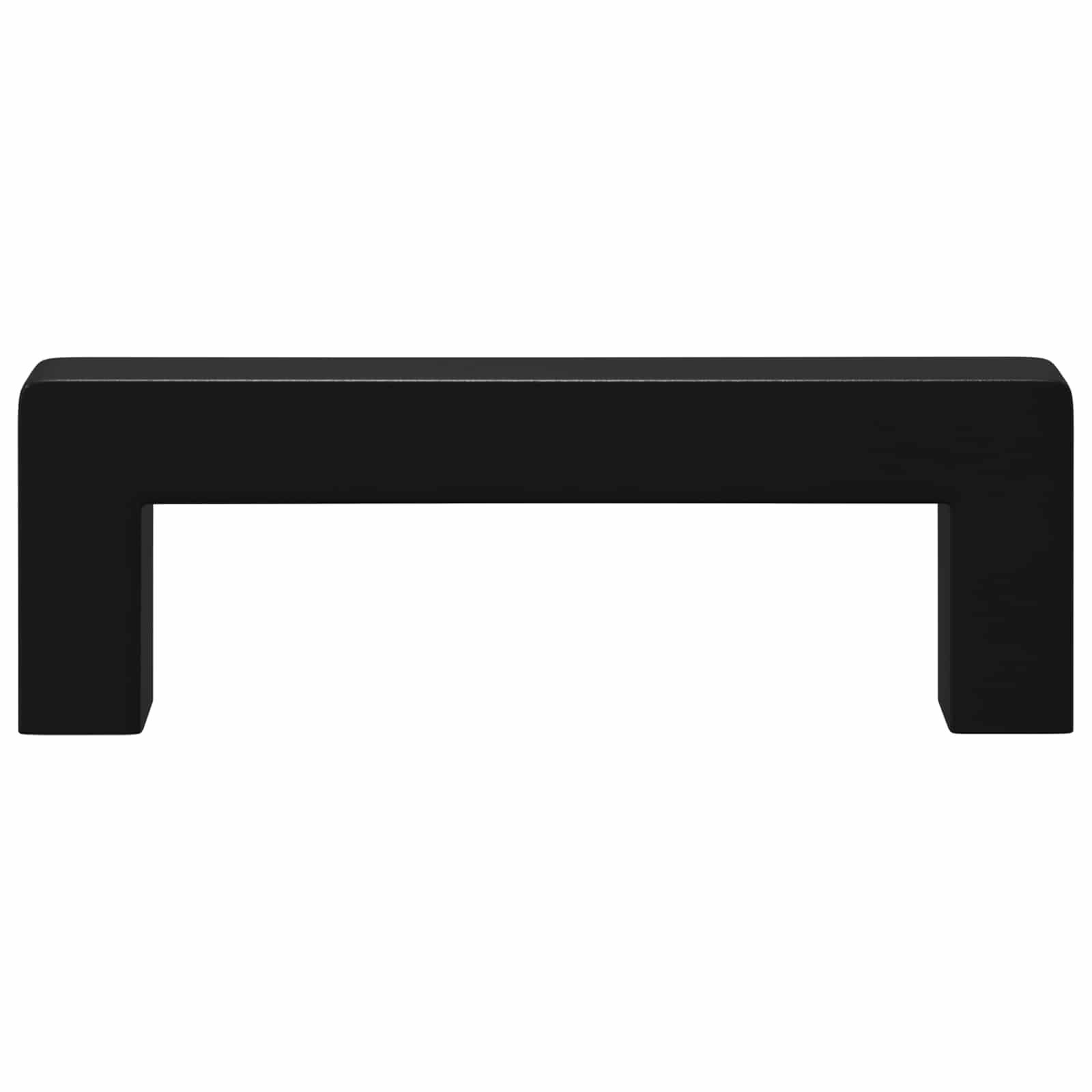 Drška za namještaj 530 pcs Crna 105 x 12 x 36 mm Željezo