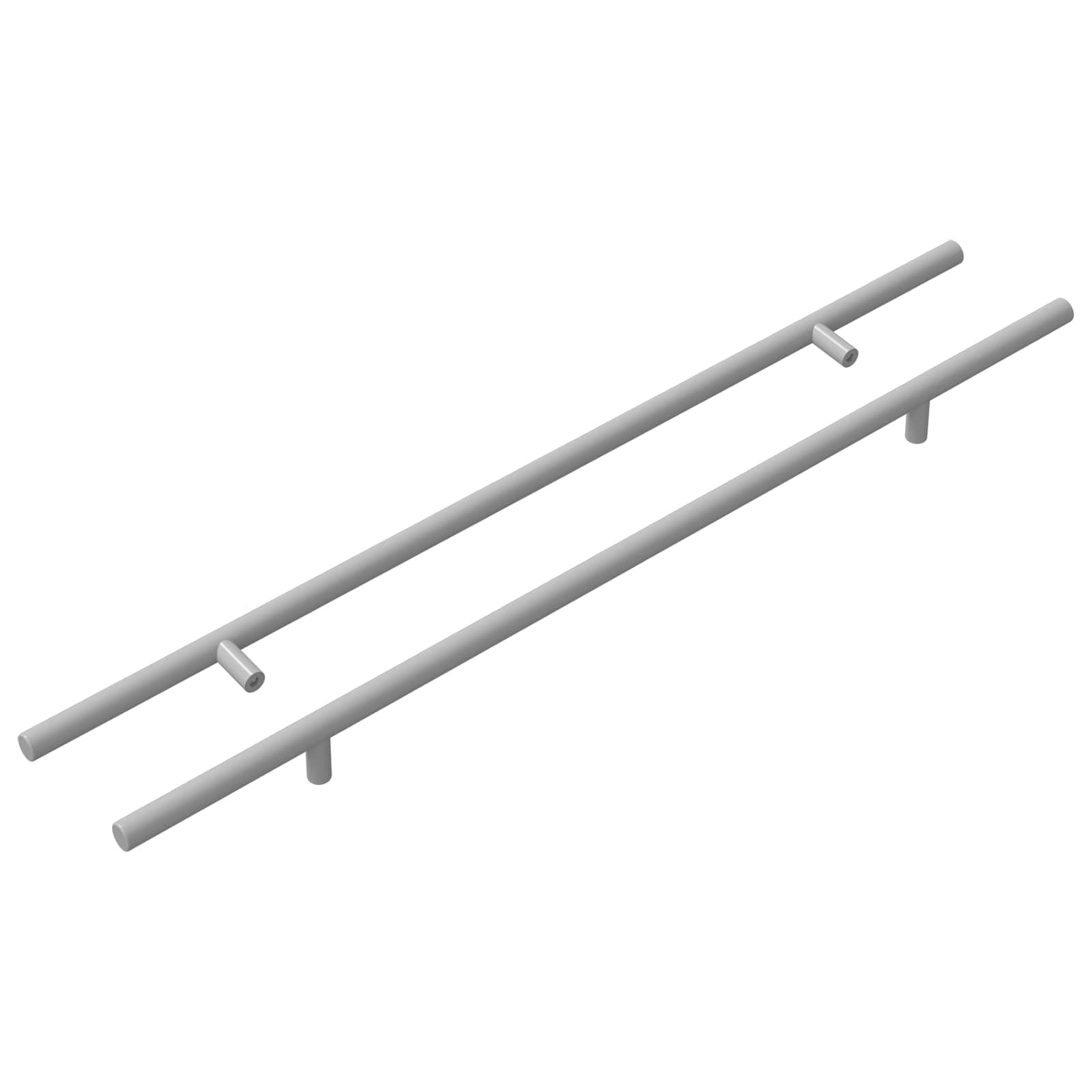 Drška 2 pcs Srebrno 500 mm Čelik