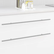 Drška za ormar 2 pcs Srebrno 700mm Nehrđajući čelik