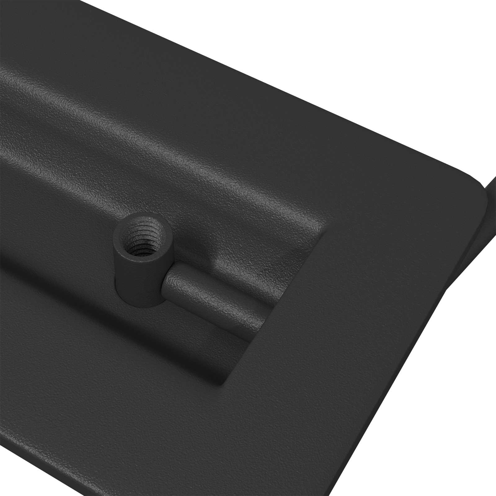 Ručke za ormariće 2 pcs Crna 85 x 45 mm Metal