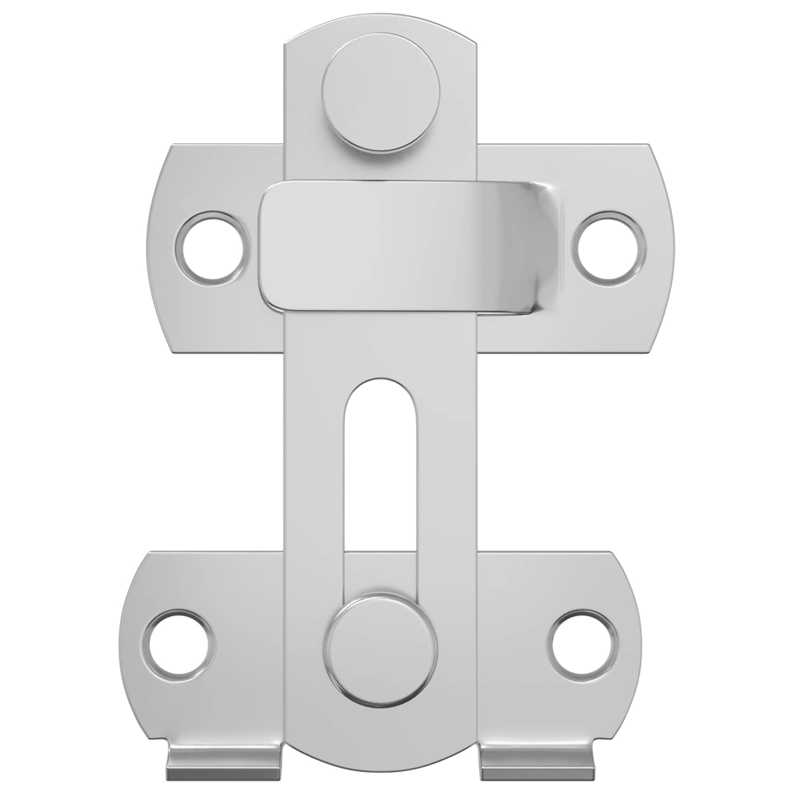 Zaključavanje vrata 12 pcs Srebrno 70 x 8 mm Čelik