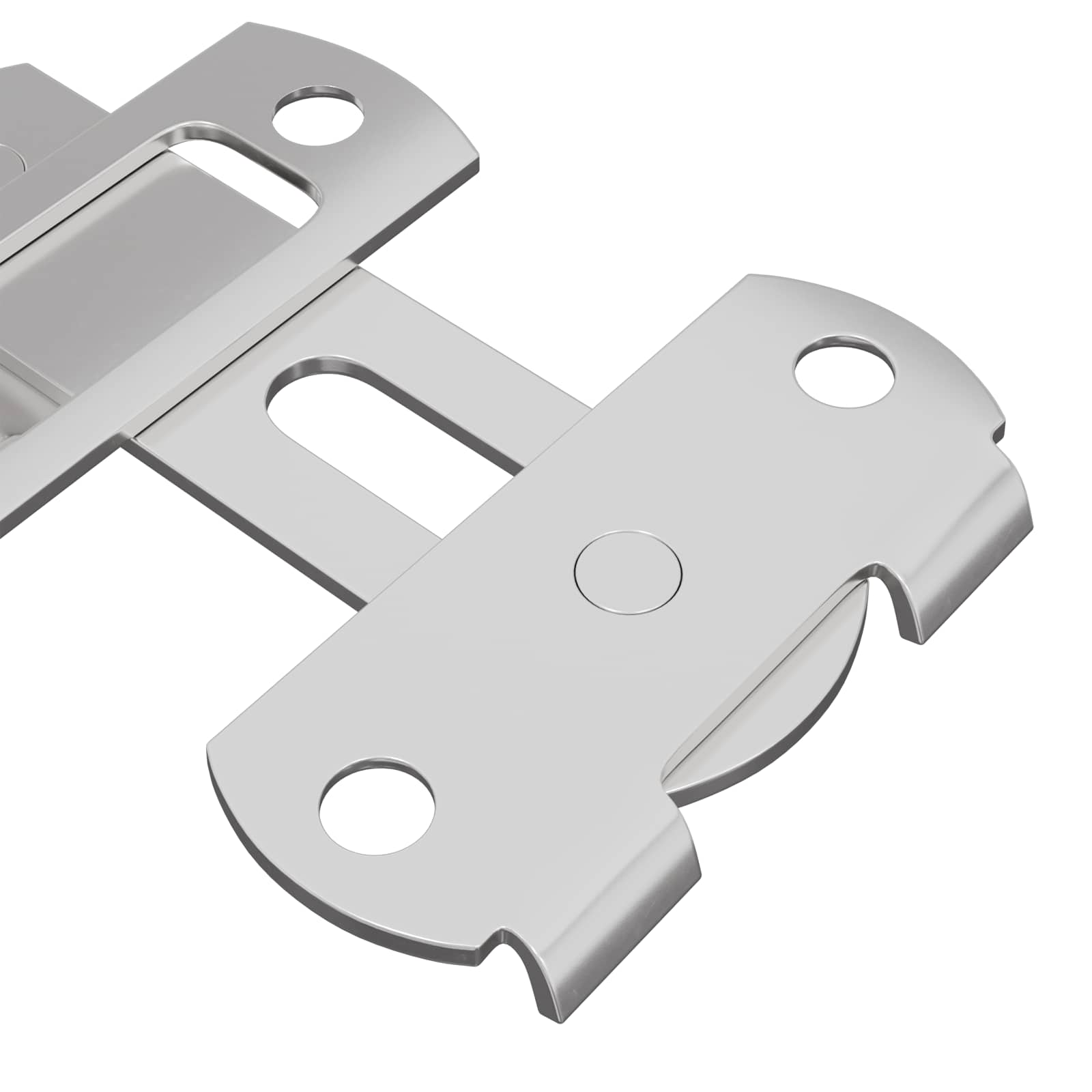 Zaključavanje vrata 423 pcs Srebrno 70 x 8 mm Čelik