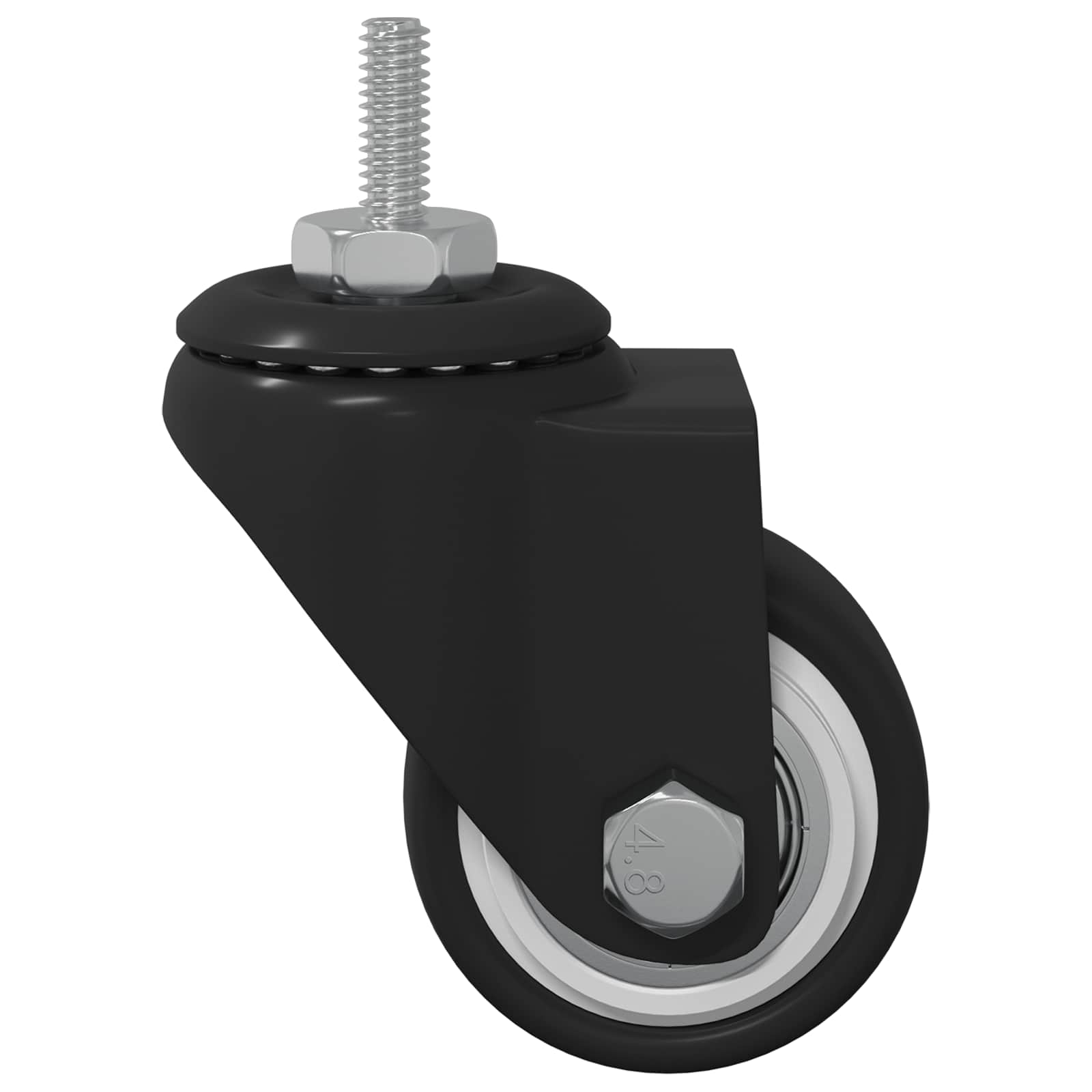 Dizalni kotač 2 pcs Crna 40,4 x 40,4 x 19,7 mm Željezo i najlon