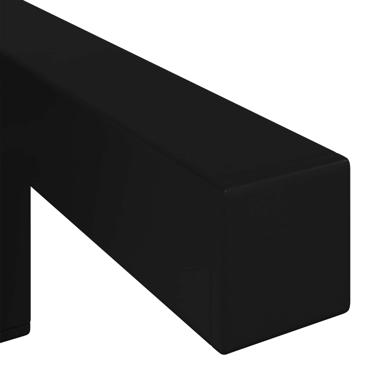 Stativne Noge 2 pcs Crna 57 x 57 x 100 mm Željezo