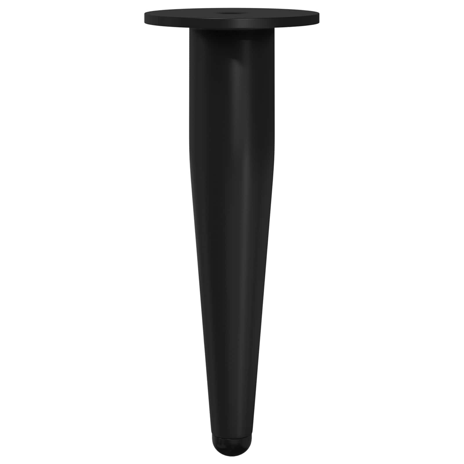 Noge namještaja 2 pcs Crna Ø 40 x 98 mm Željezo