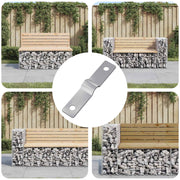 Udarna ploča 12 pcs Srebrno 50 x 10 x 1,2 mm Željezo