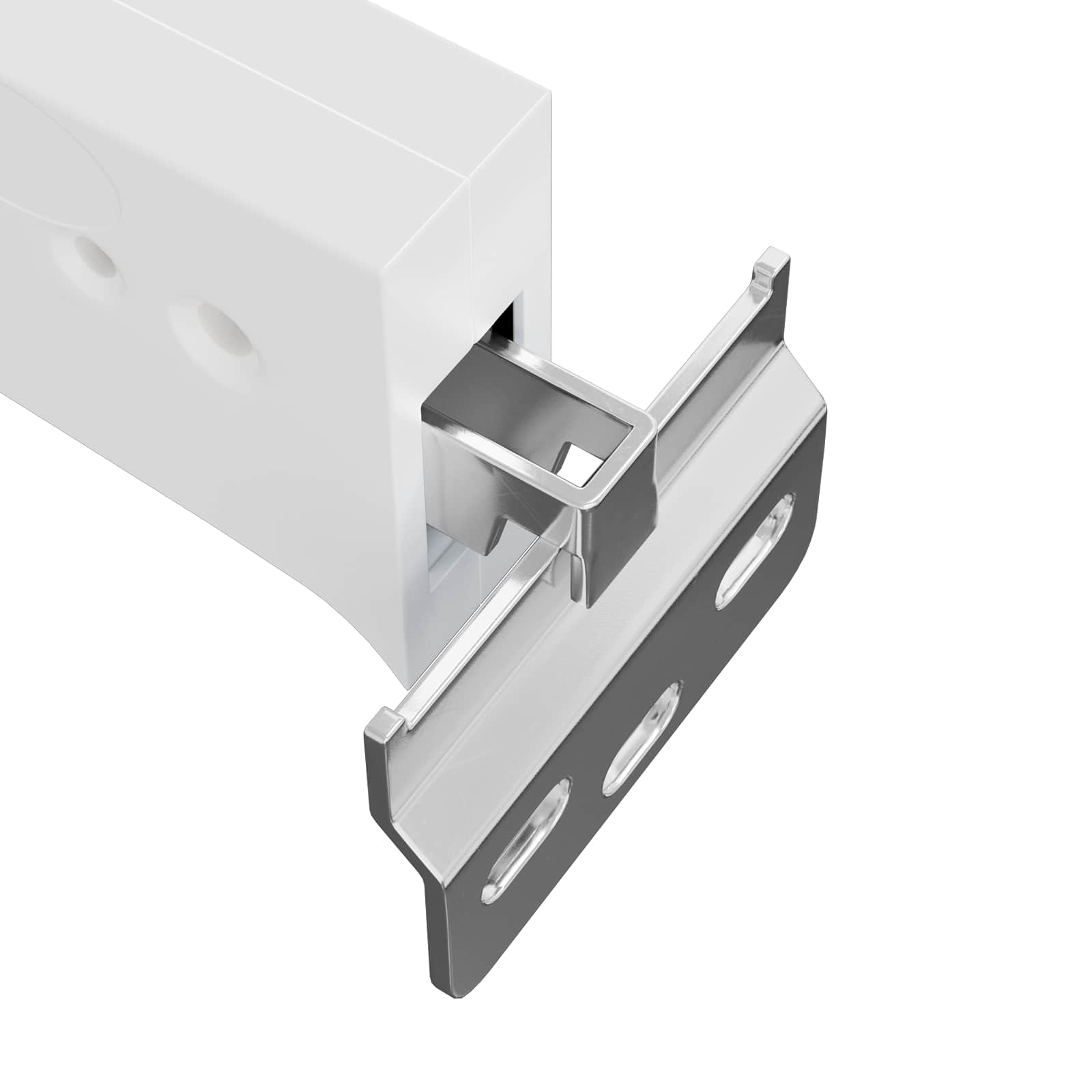 Osi za vješanje ormara 12 pcs Bijelo 70 x 48 x 19 mm