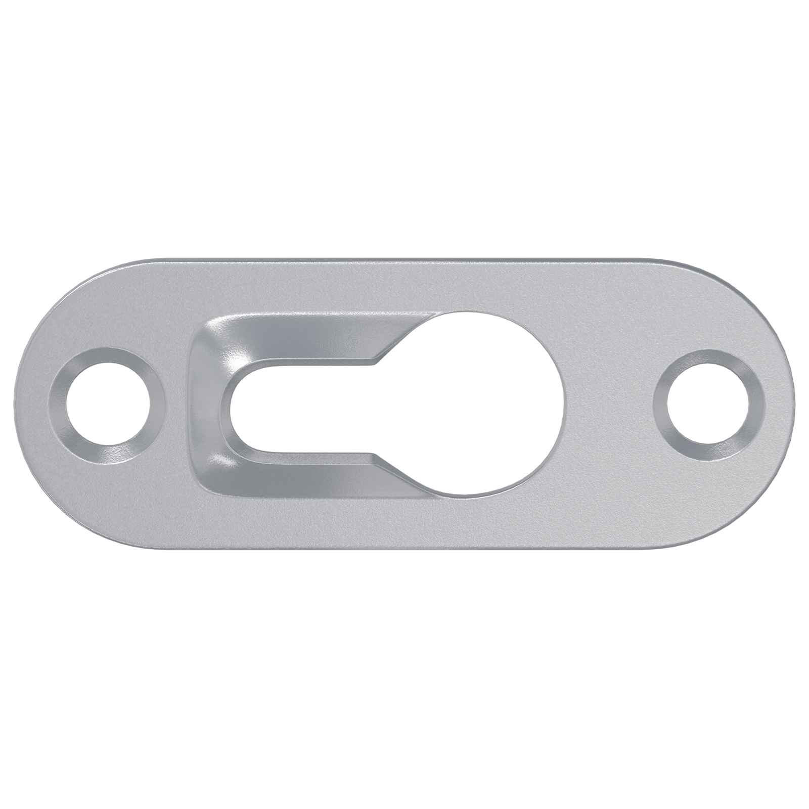 Vješalica s rupom 2 pcs Srebrno 45 x 16 x 3.5 mm Željezo
