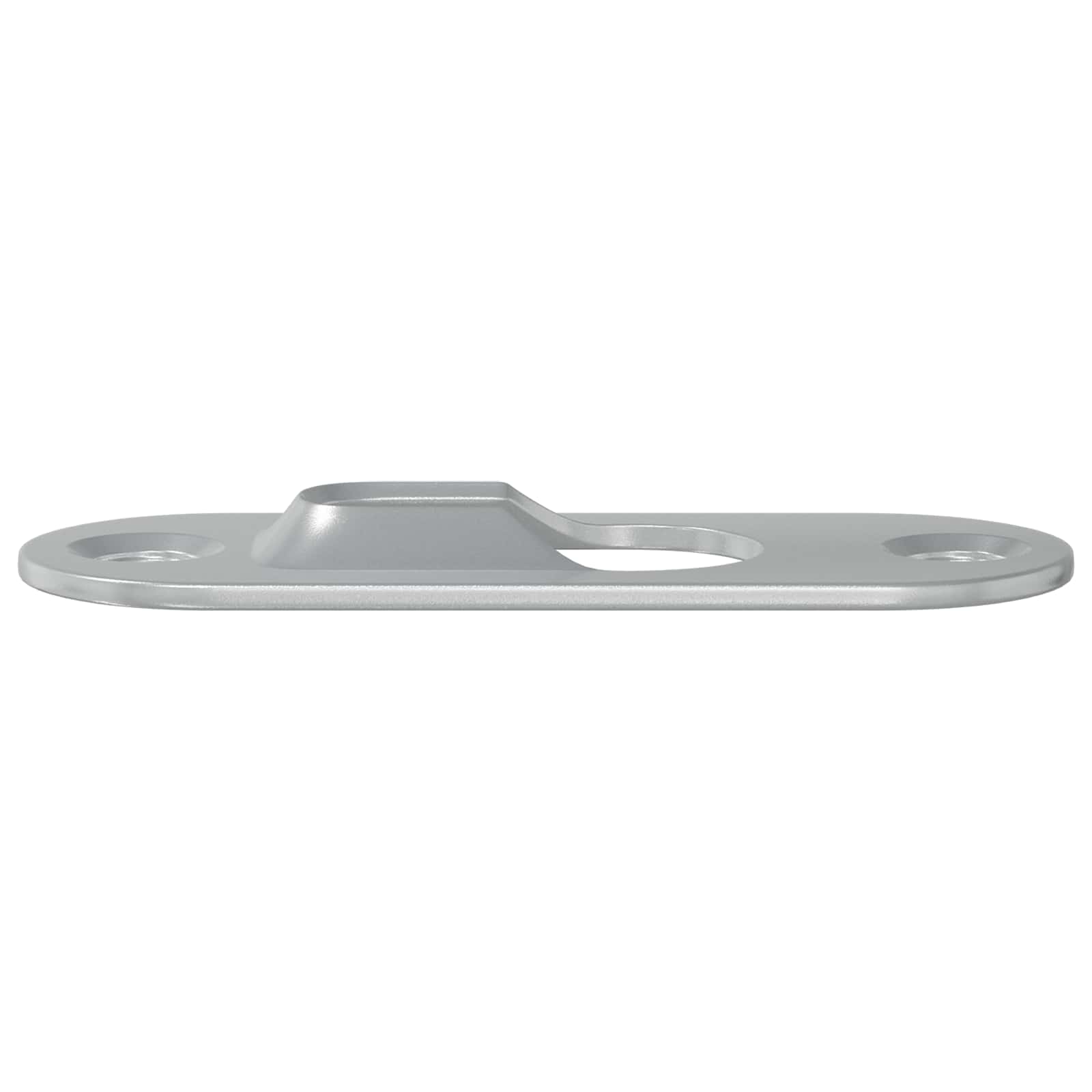Vješalica s rupom 12 pcs Srebrno 45 x 16 x 3.5 mm Željezo