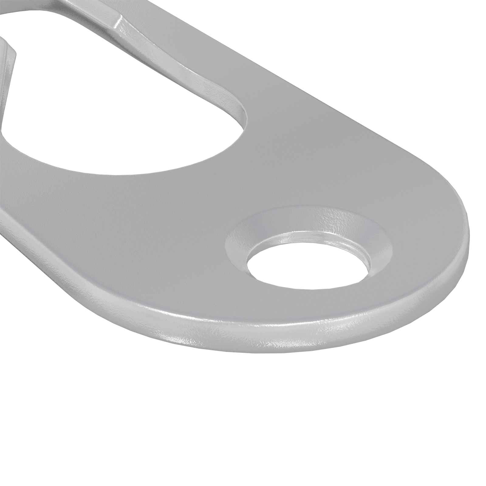 Vješalica s rupom 3673 pcs Srebrno 45 x 16 x 3.5 mm Željezo