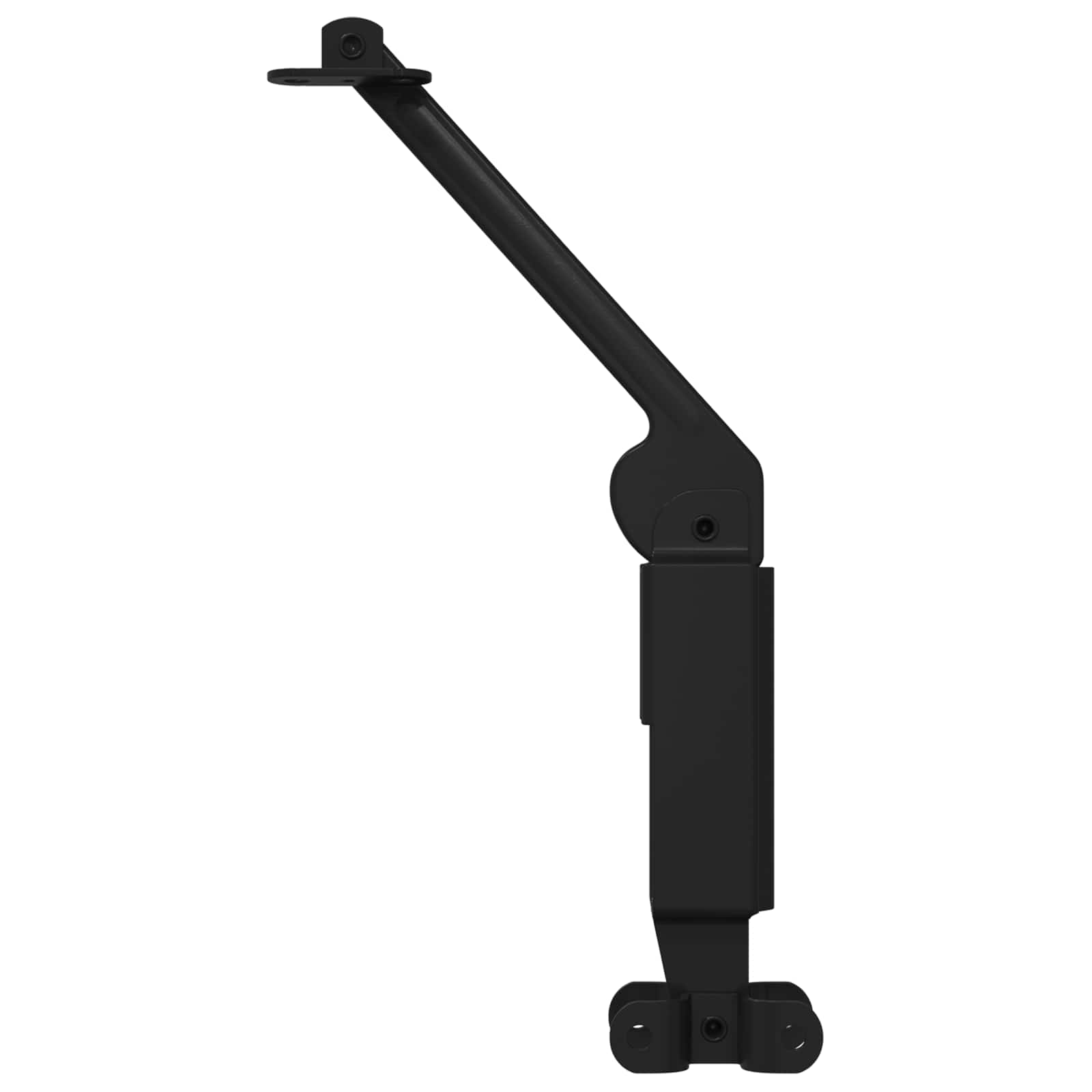 Šarka za podršku poklopcu 12 pcs Crna 192 x 32 x 50 mm Čelik