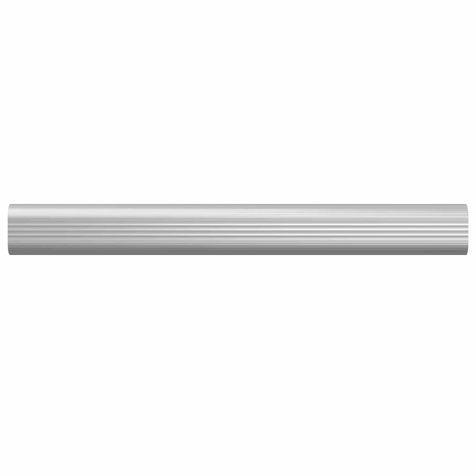 Cijev za ormar 2 pcs Srebrno 264 x 15 x 29 mm