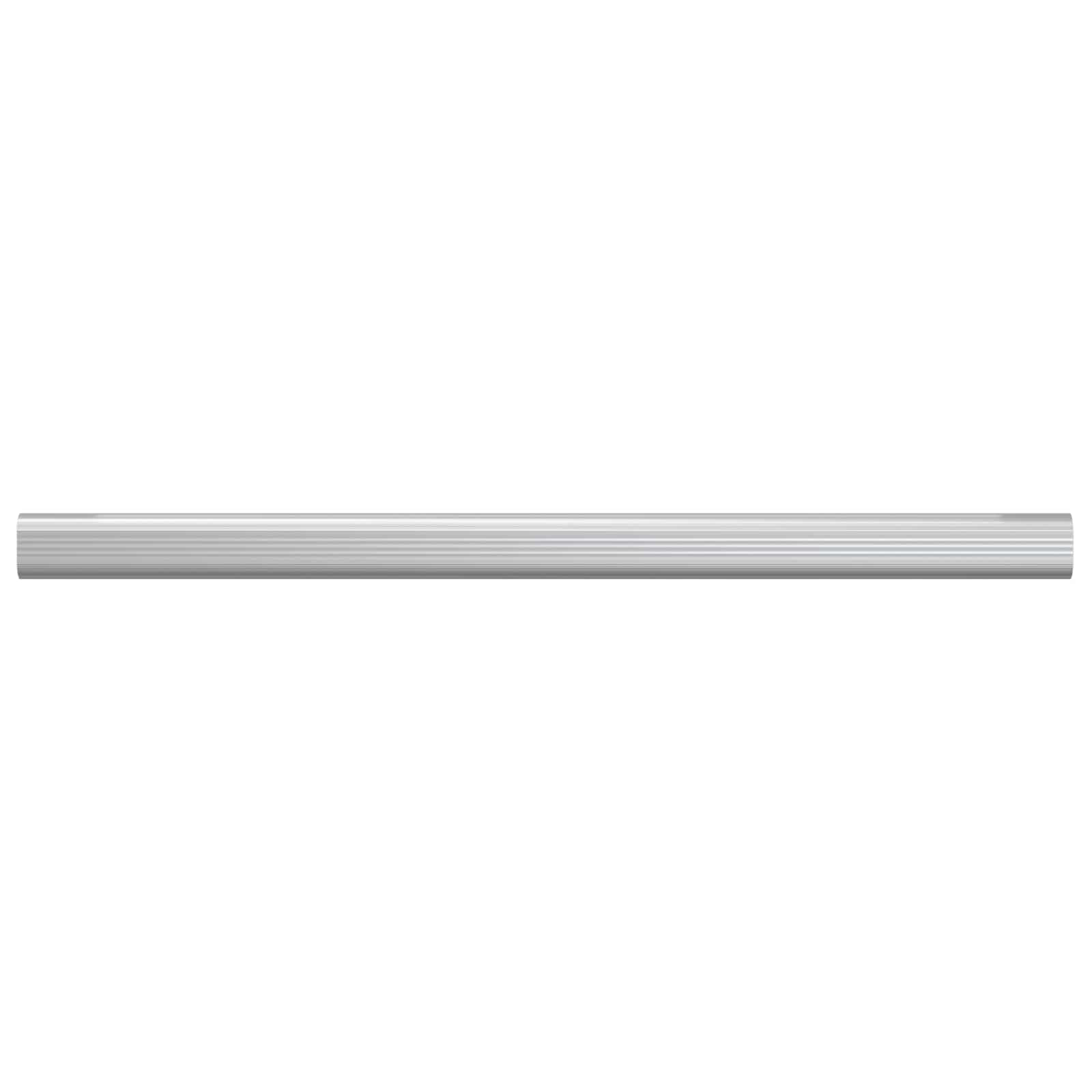 Cijev za ormar 2 pcs Srebrno 472 x 15 x 29 mm