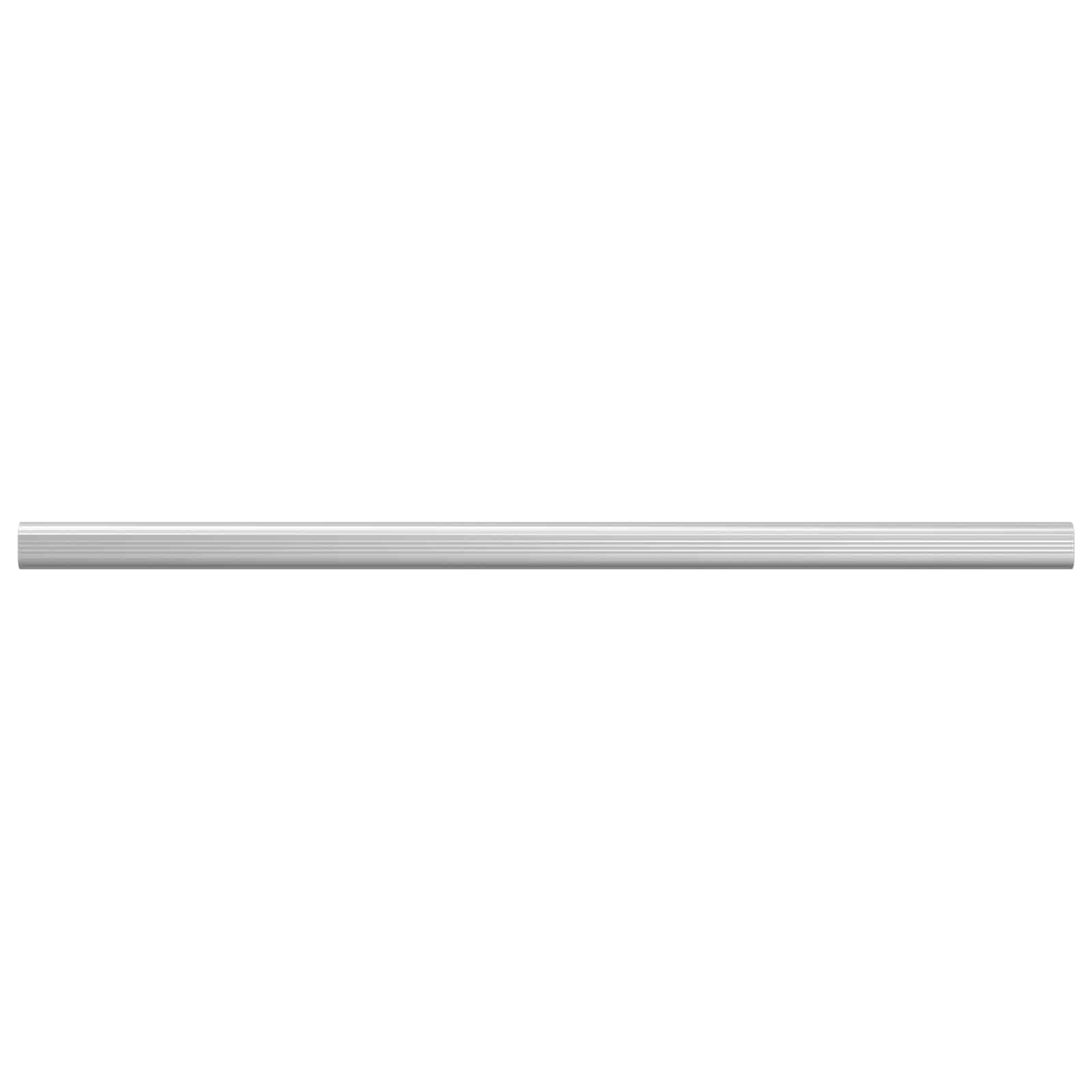 Cijev za ormar 2 pcs Srebrno 664 x 15 x 29 mm