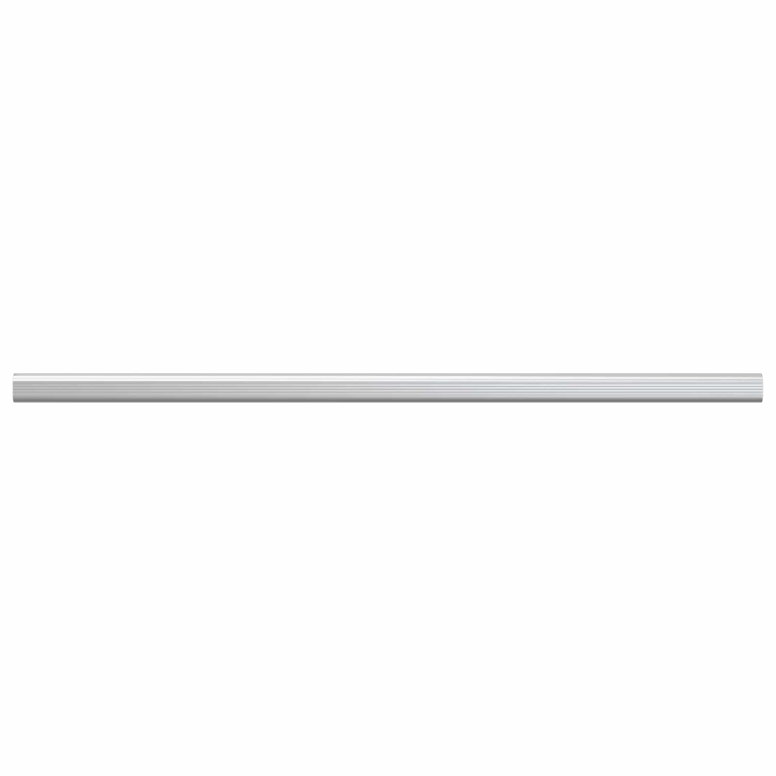 Cijev za ormar 2 pcs Srebrno 764 x 15 x 29 mm