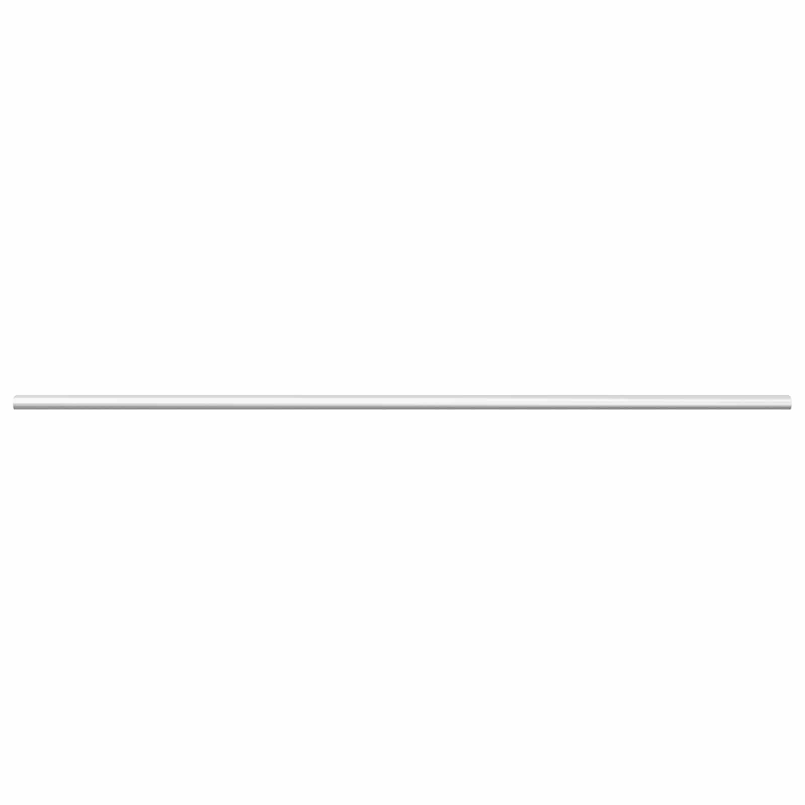 Cijev za ormar 2 pcs Srebrno 864 x 15 x 29 mm