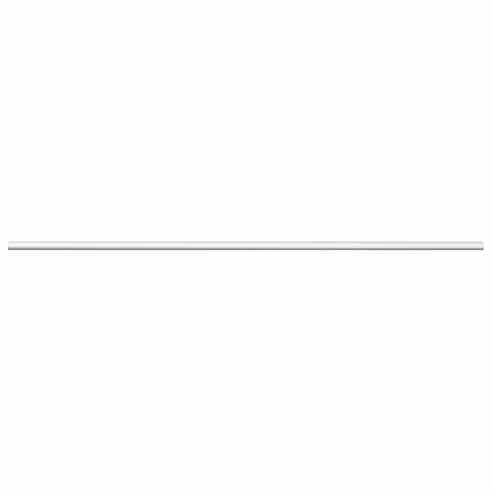 Cijev za ormar 2 pcs Srebrno 964 x 15 x 29 mm