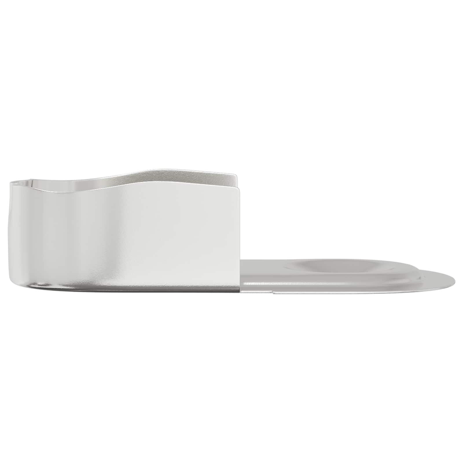 Držač za šipku u ormaru 12 pcs Bijeli cink 40 x 18 x 10 mm
