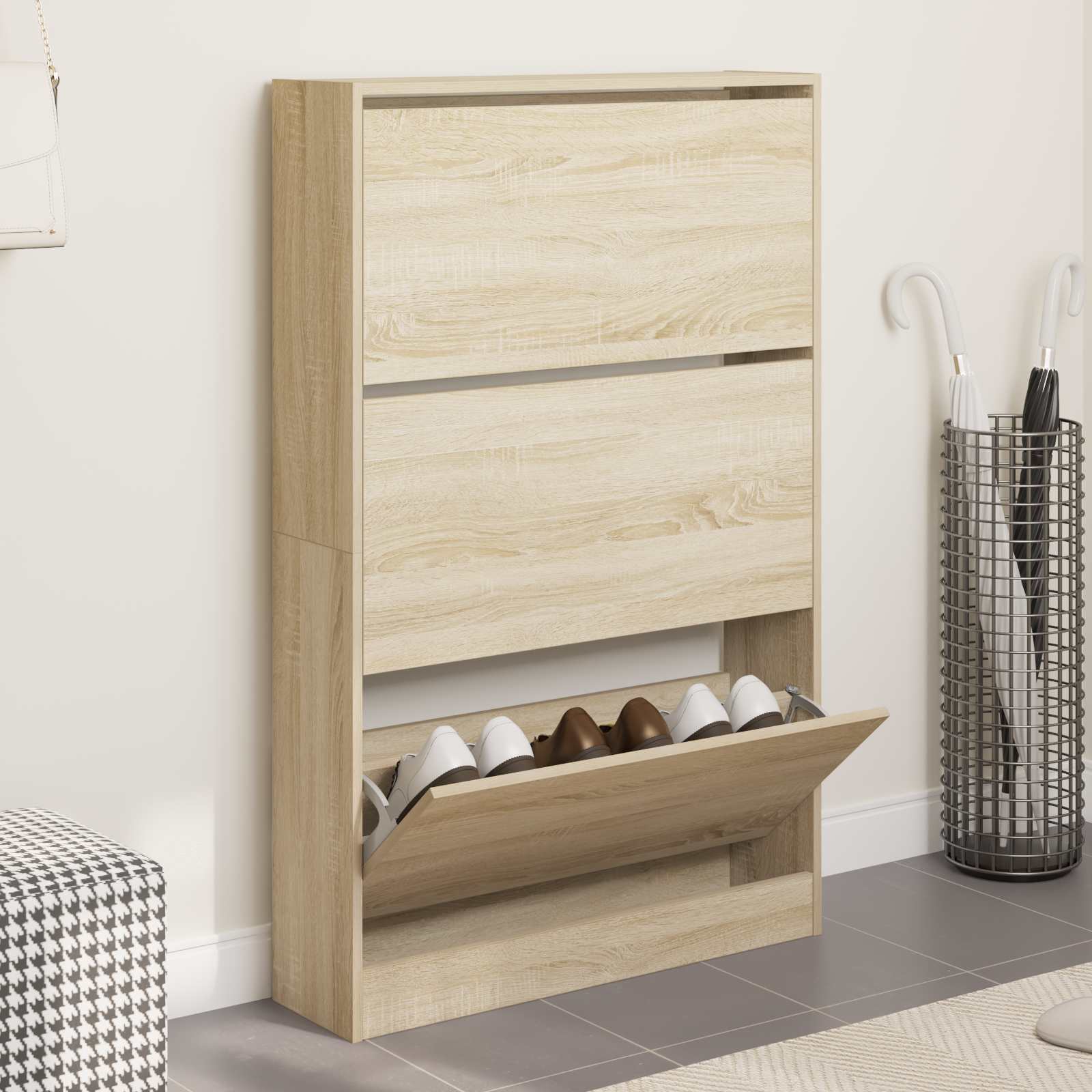 Šarka za okretni ormar 2 pcs Srebrno 235 x 155 x 30 mm Željezo