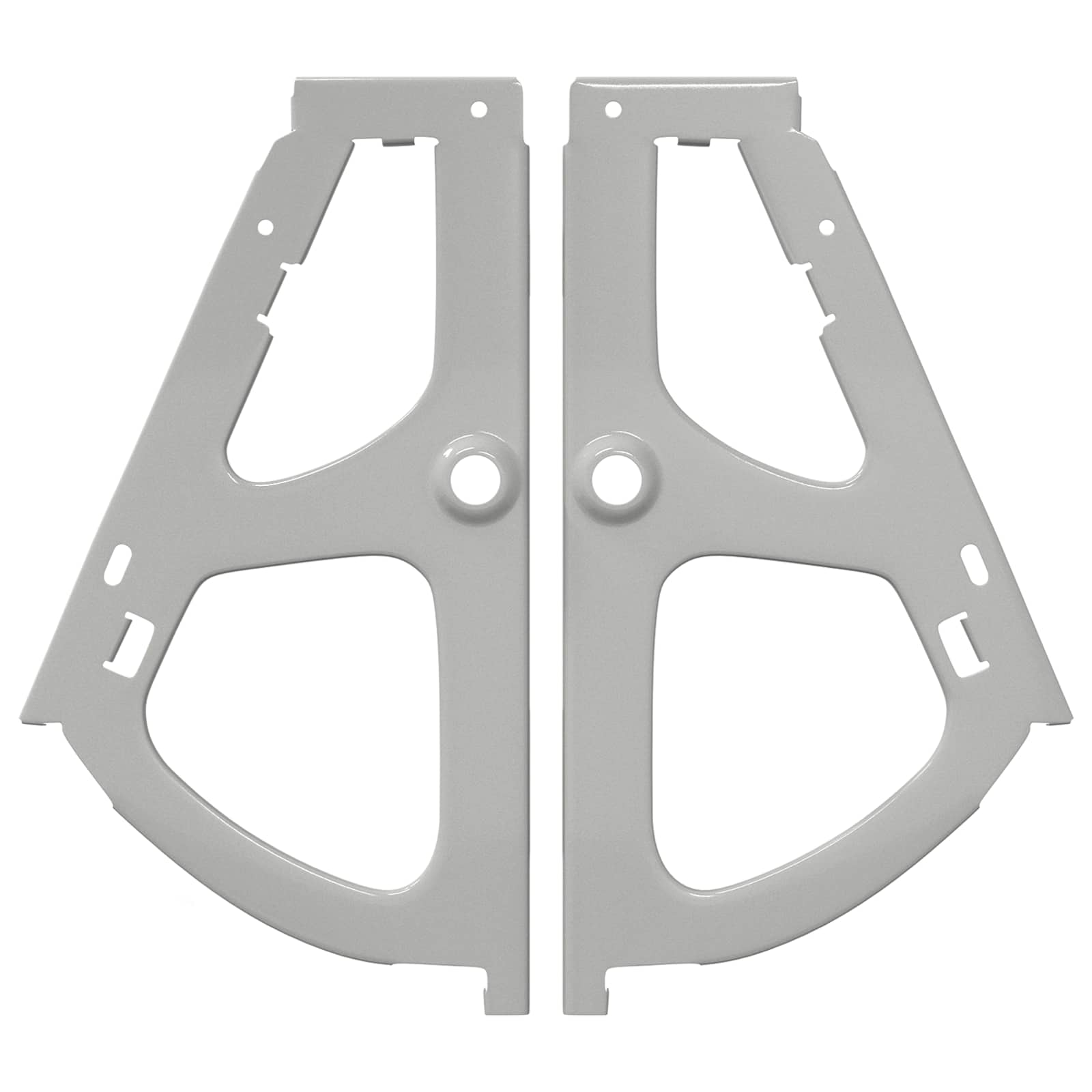 Šarka za okretni ormar 2 pcs Srebrno 235 x 155 x 30 mm Željezo
