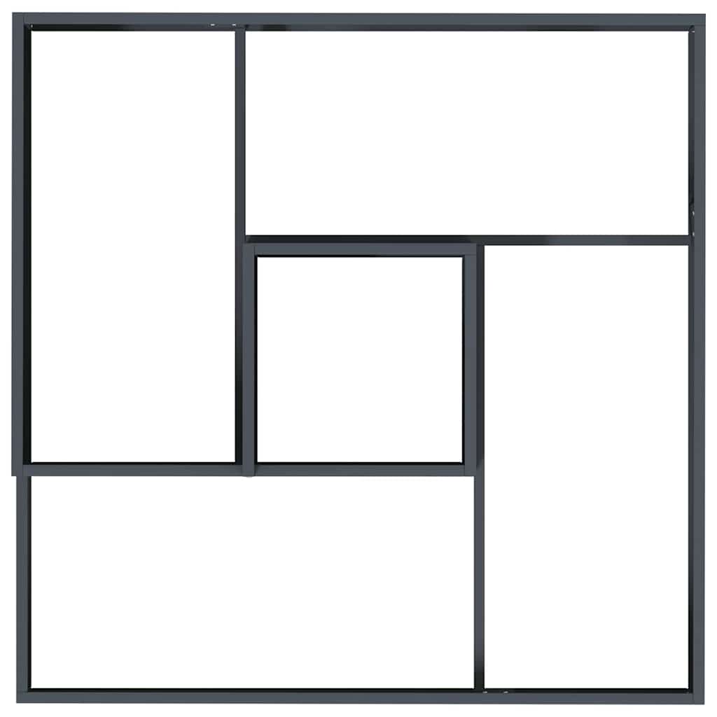 Vrtna saksija Antracit 100 x 100 x 50 cm Čelična vrata