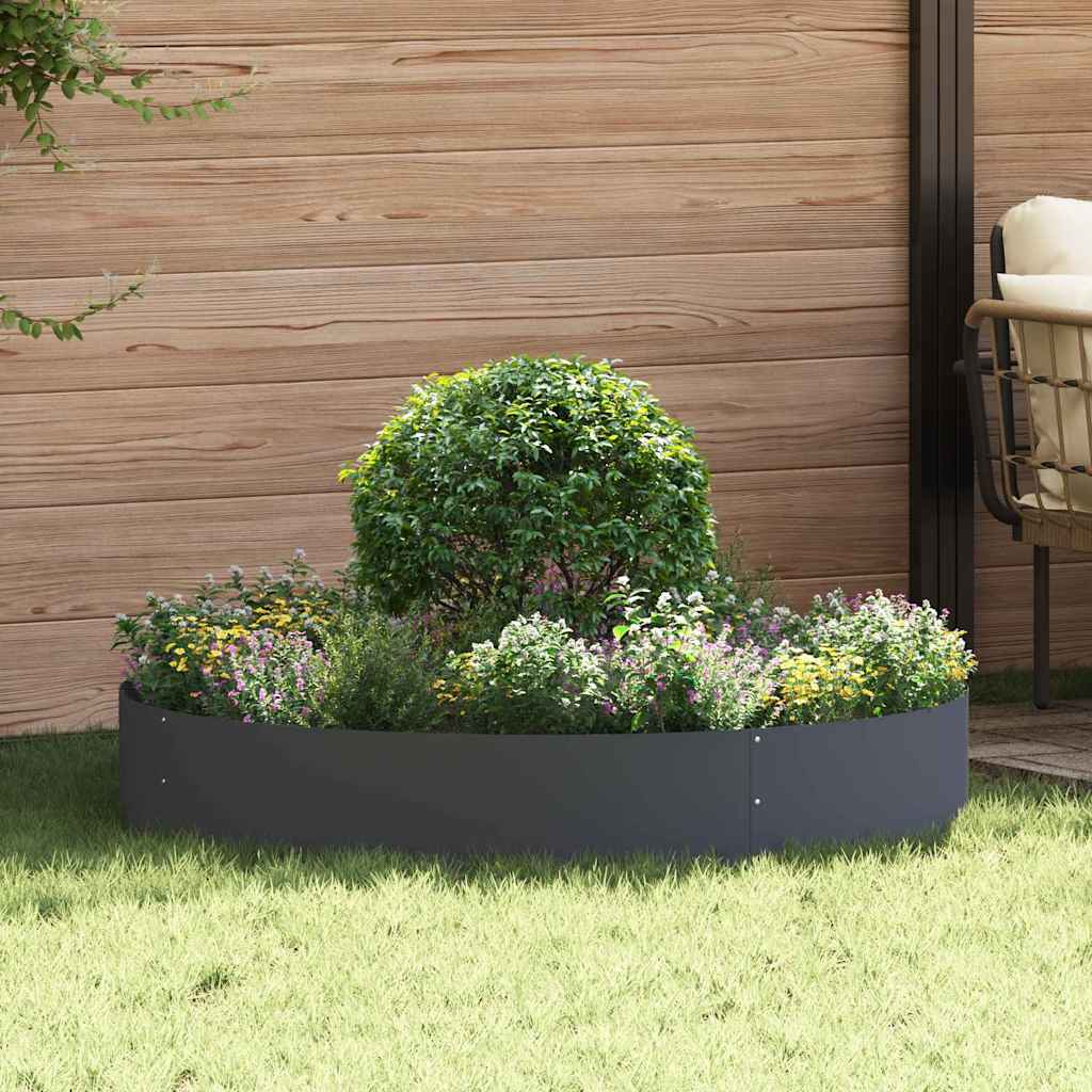 Prsten za saksiju 5 pcs Antracit 120 x 120 x 20 cm