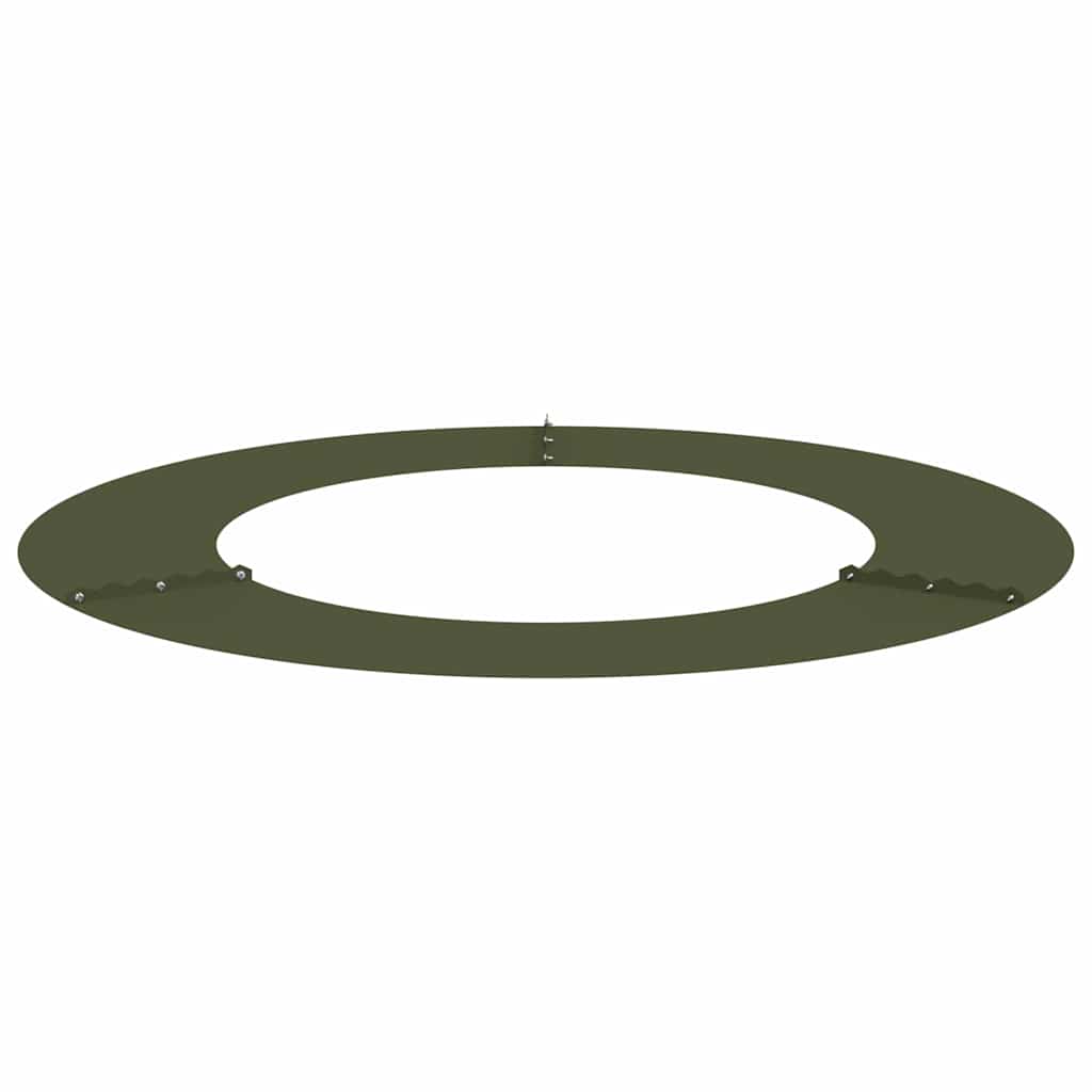 pogodno za ravne drvene prstenove 5 pcs Maslinovo zelena