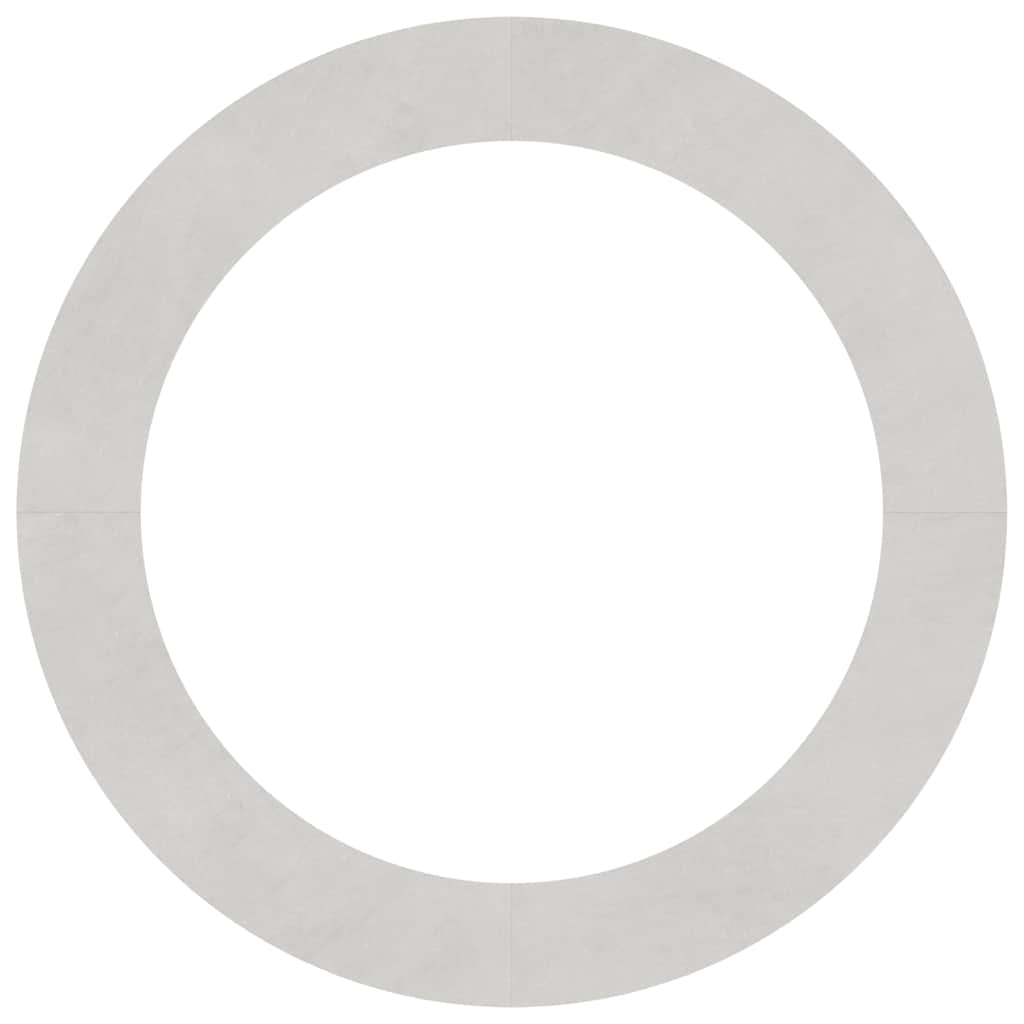 pogodno za ravne drvene prstenove 5 kom. Srebrno Ø90/120 cm