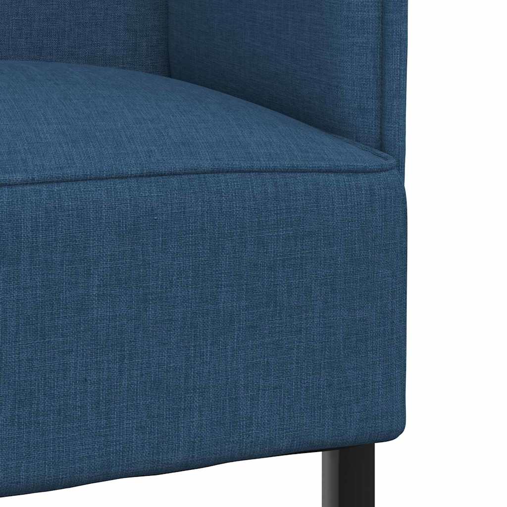 Sofa s visokim naslonom 101cm Plava tkanina