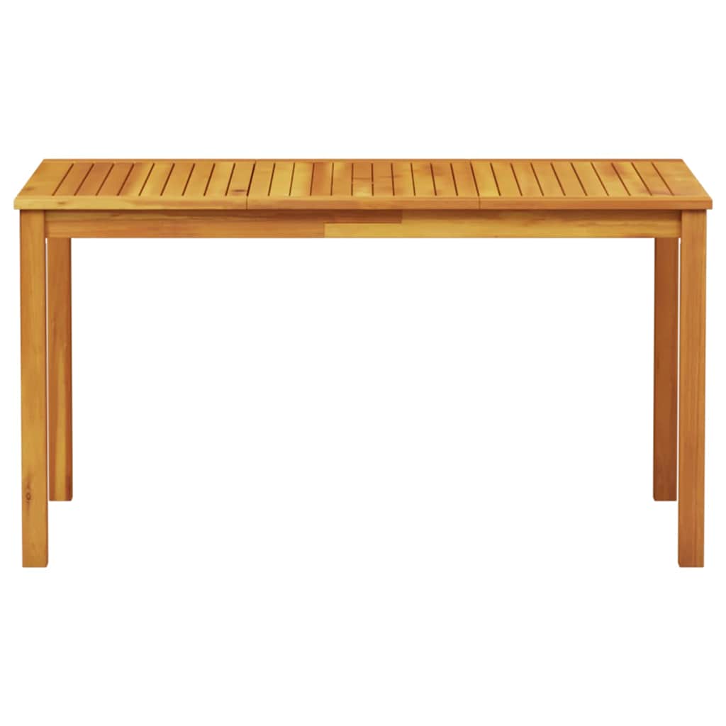 Vrtni set za objed 5 kom. Smeđa Čvrsto drvo akacije 140 x 80 x 74 cm